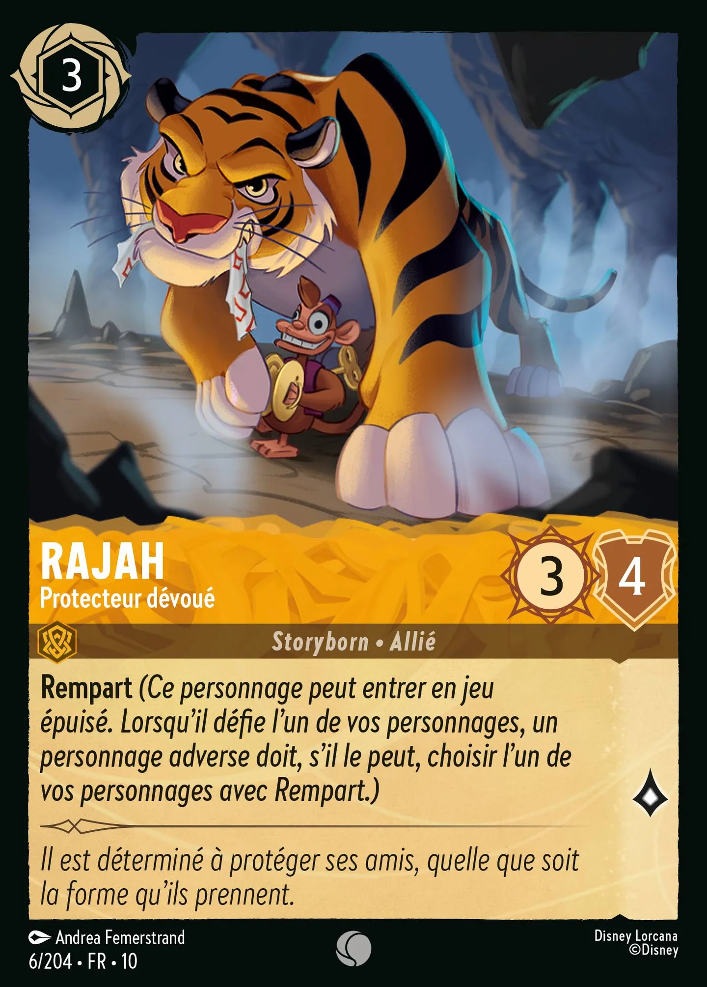 Rajah - Protecteur dévoué — Whispers in the Well — Lorcana