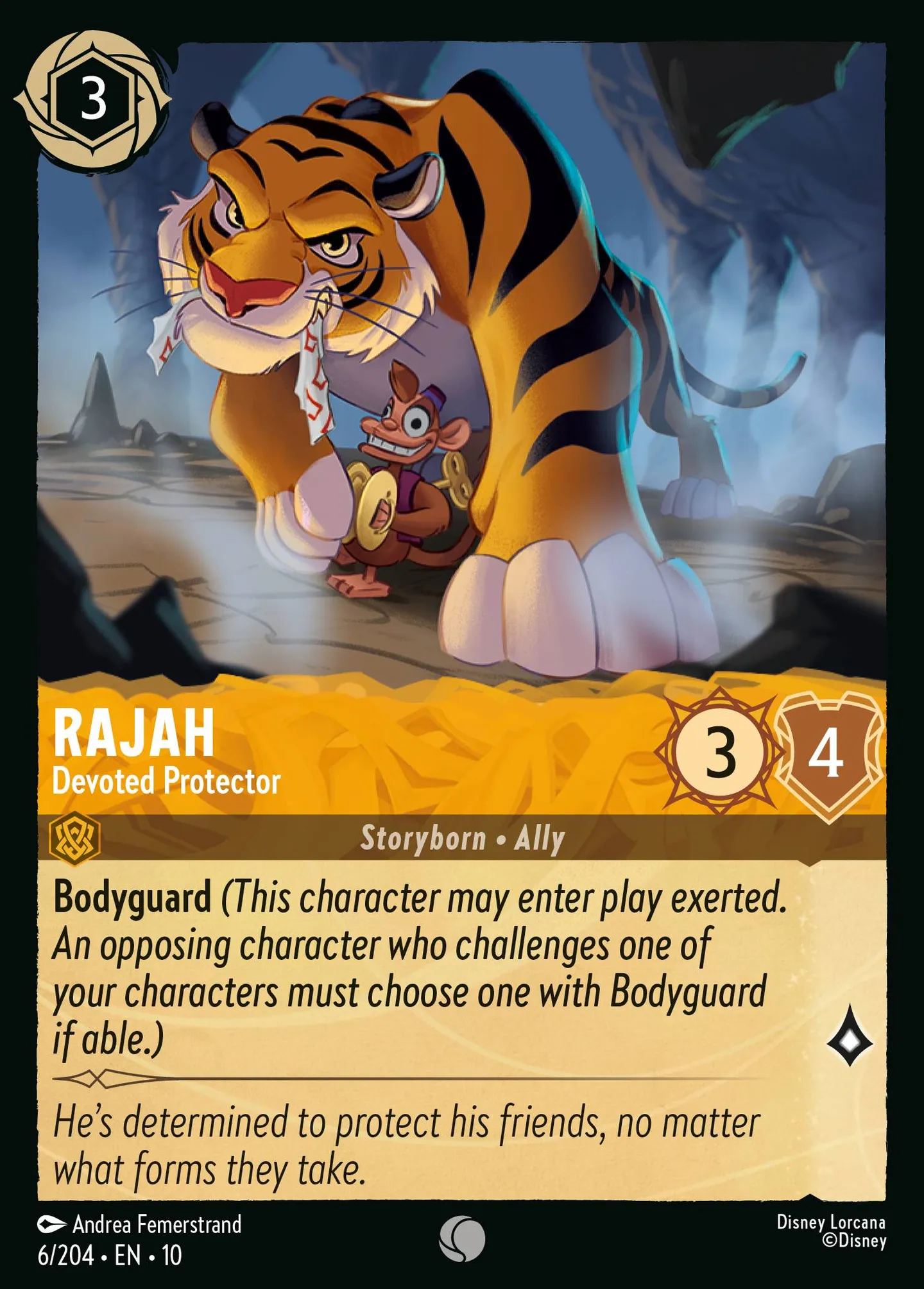 Rajah - Protecteur dévoué — Whispers in the Well — Lorcana