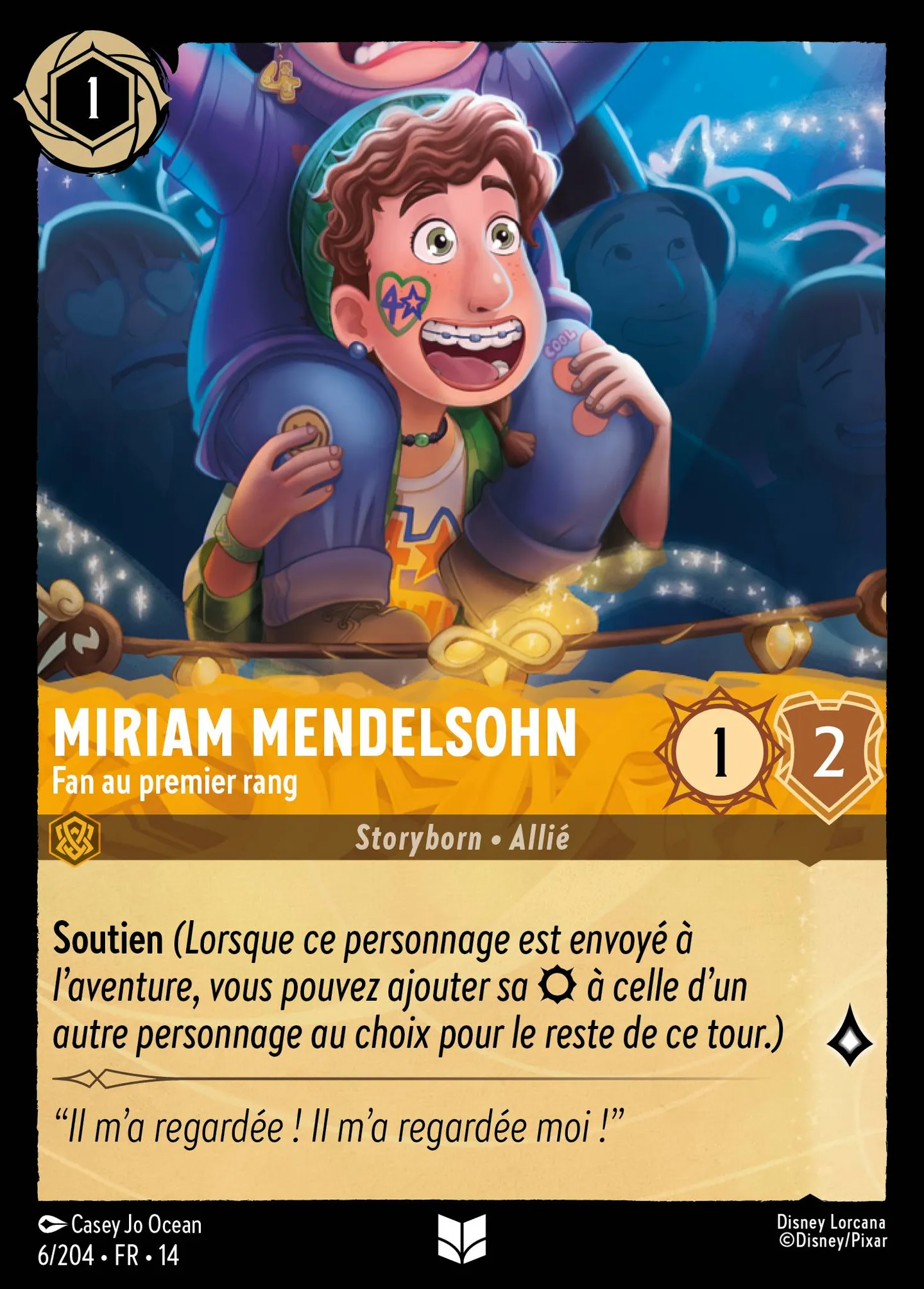 Miriam Mendelsohn - Fan au premier rang — Hyperia City — Lorcana
