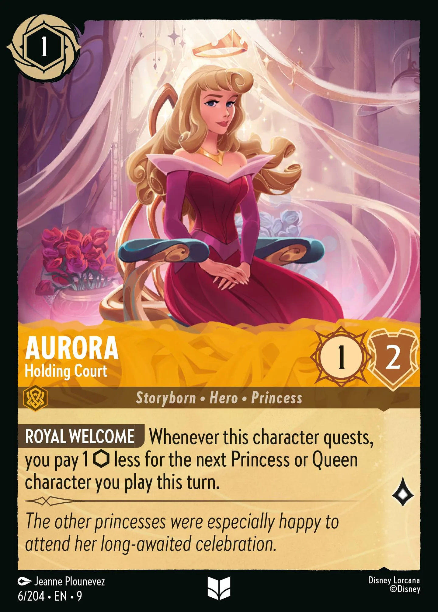 Aurora - Holding Court — Fabled — Lorcana