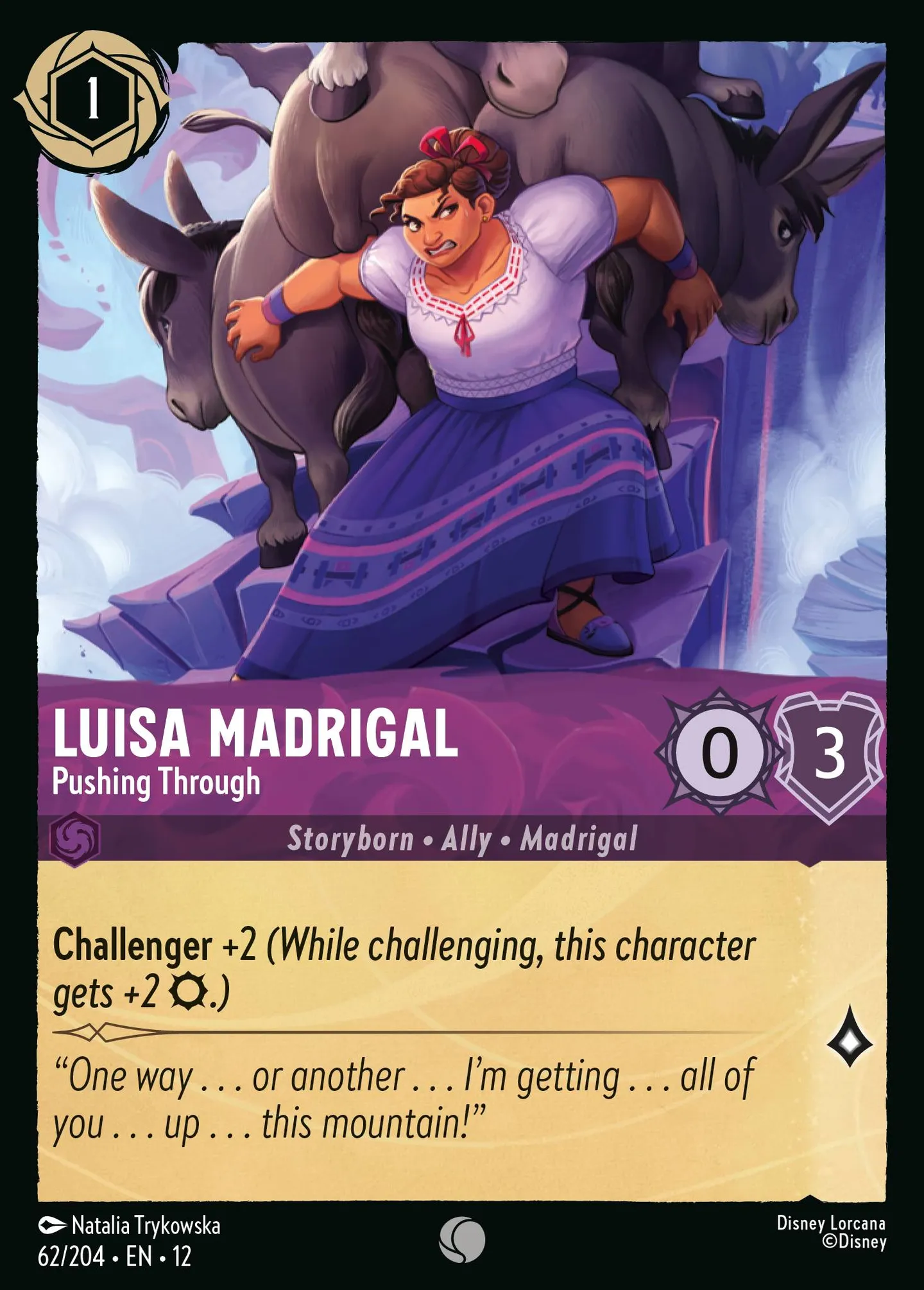 Luisa Madrigal - Pushing Through — Wilds Unknown — Lorcana