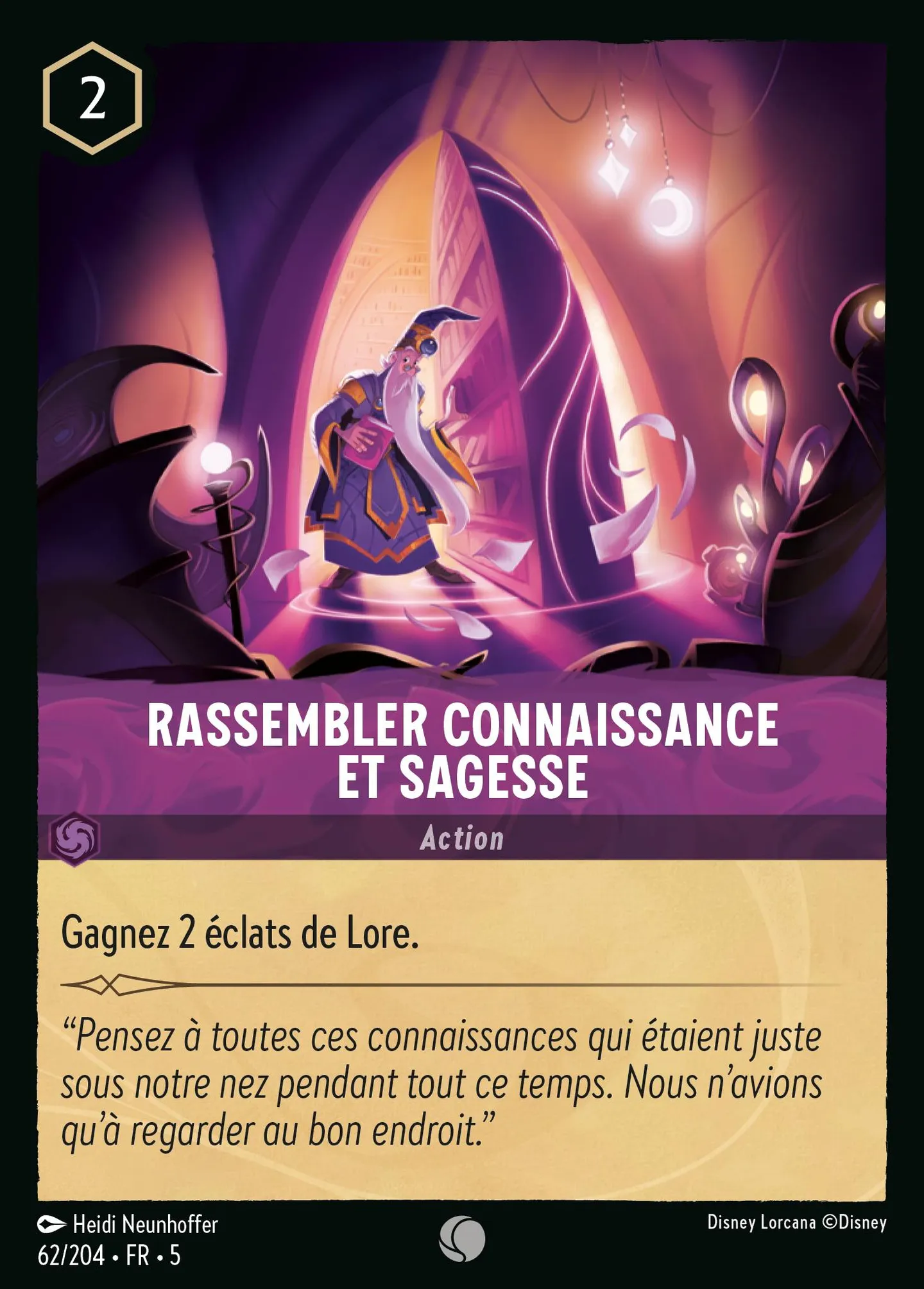 Rassembler Connaissance et Sagesse — Shimmering Skies — Lorcana