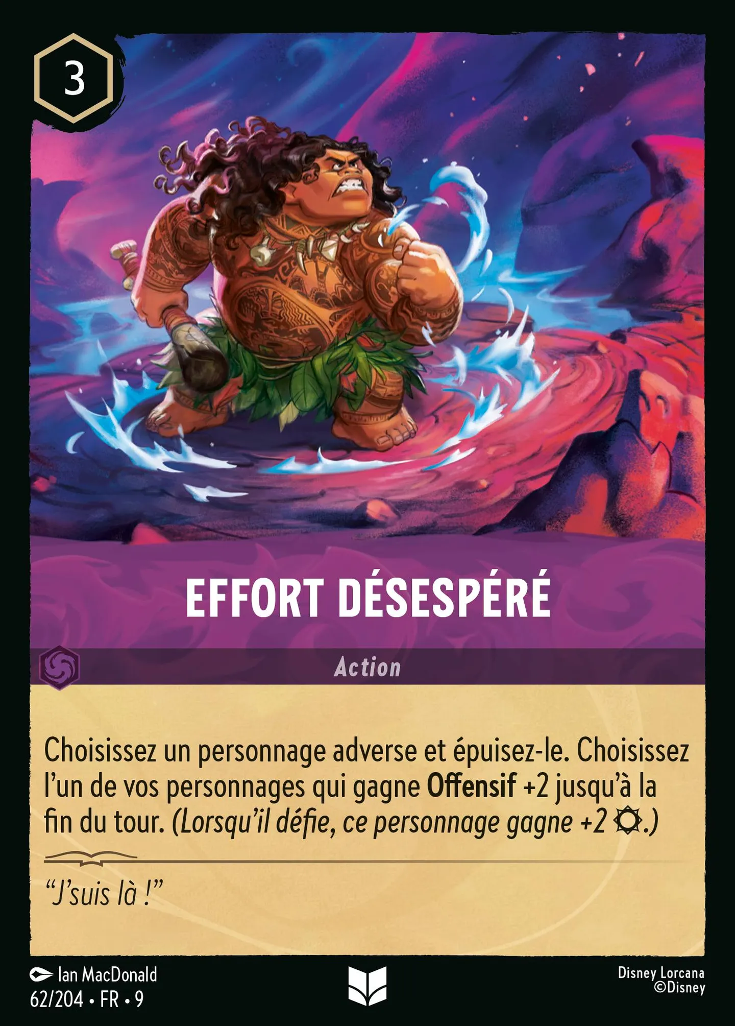 Effort désespéré — Fabled — Lorcana