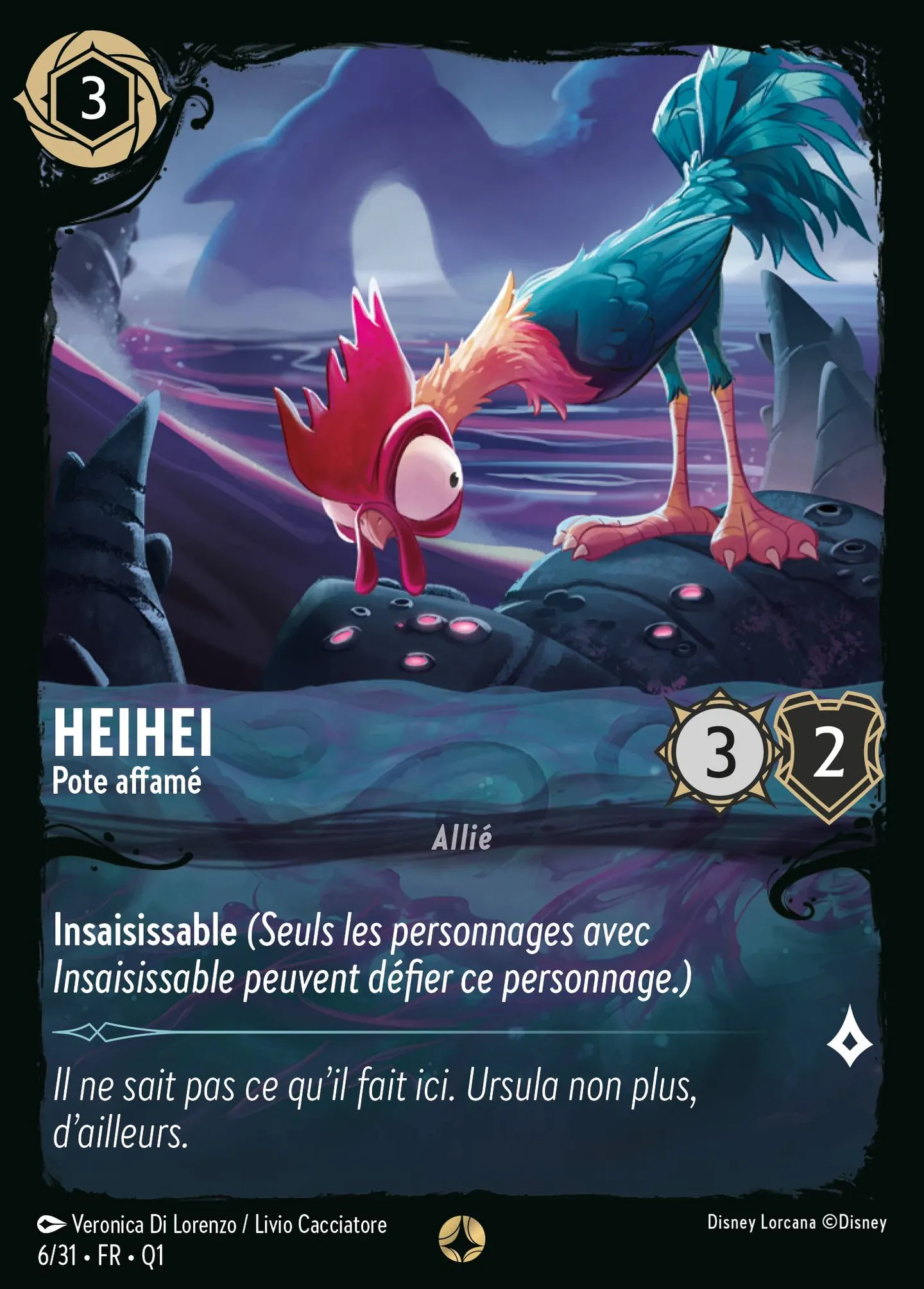 Heihei - Pote affamé — Illumineer's Quest: Deep Trouble — Lorcana