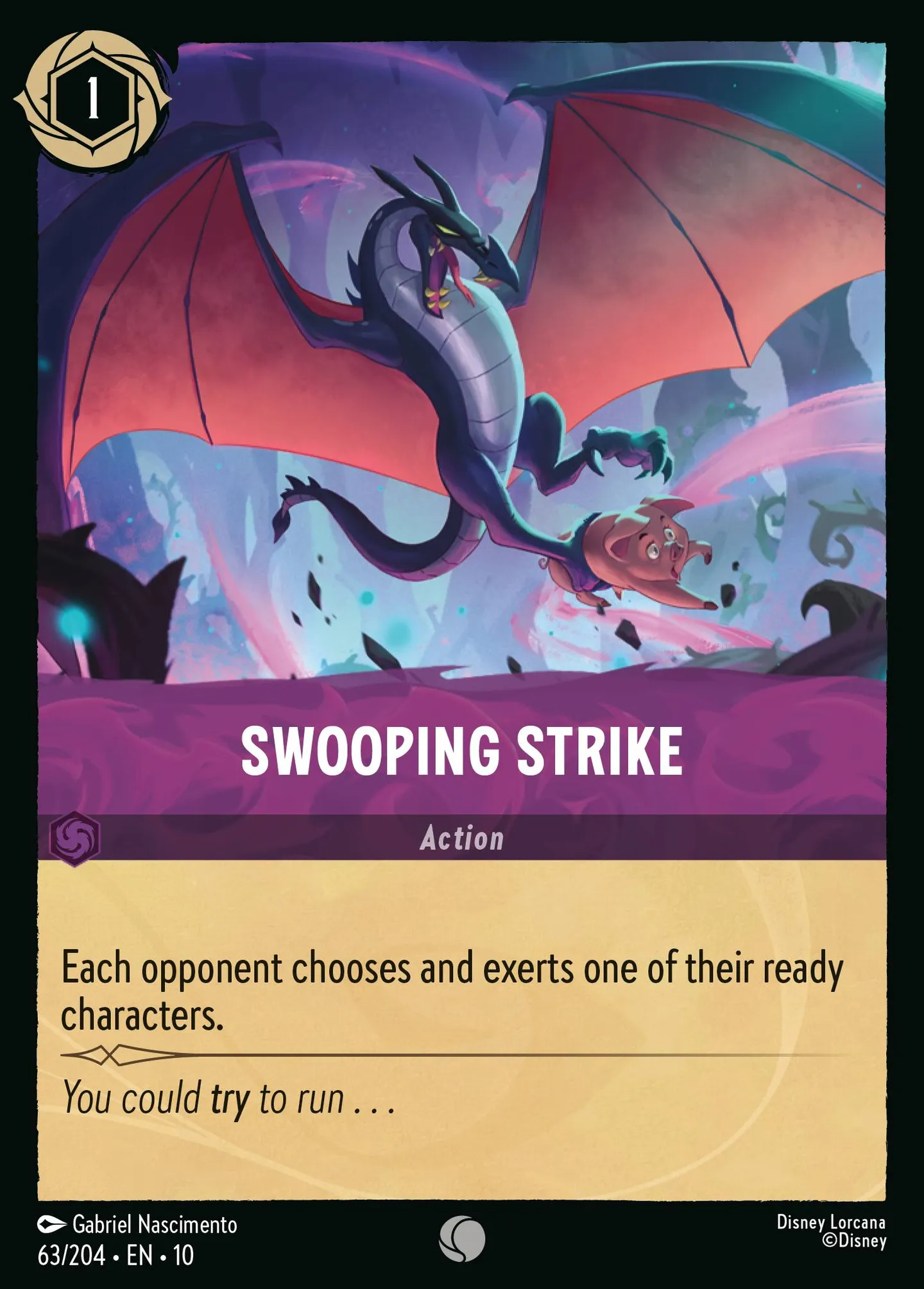 Swooping Strike — Whispers in the Well — Lorcana