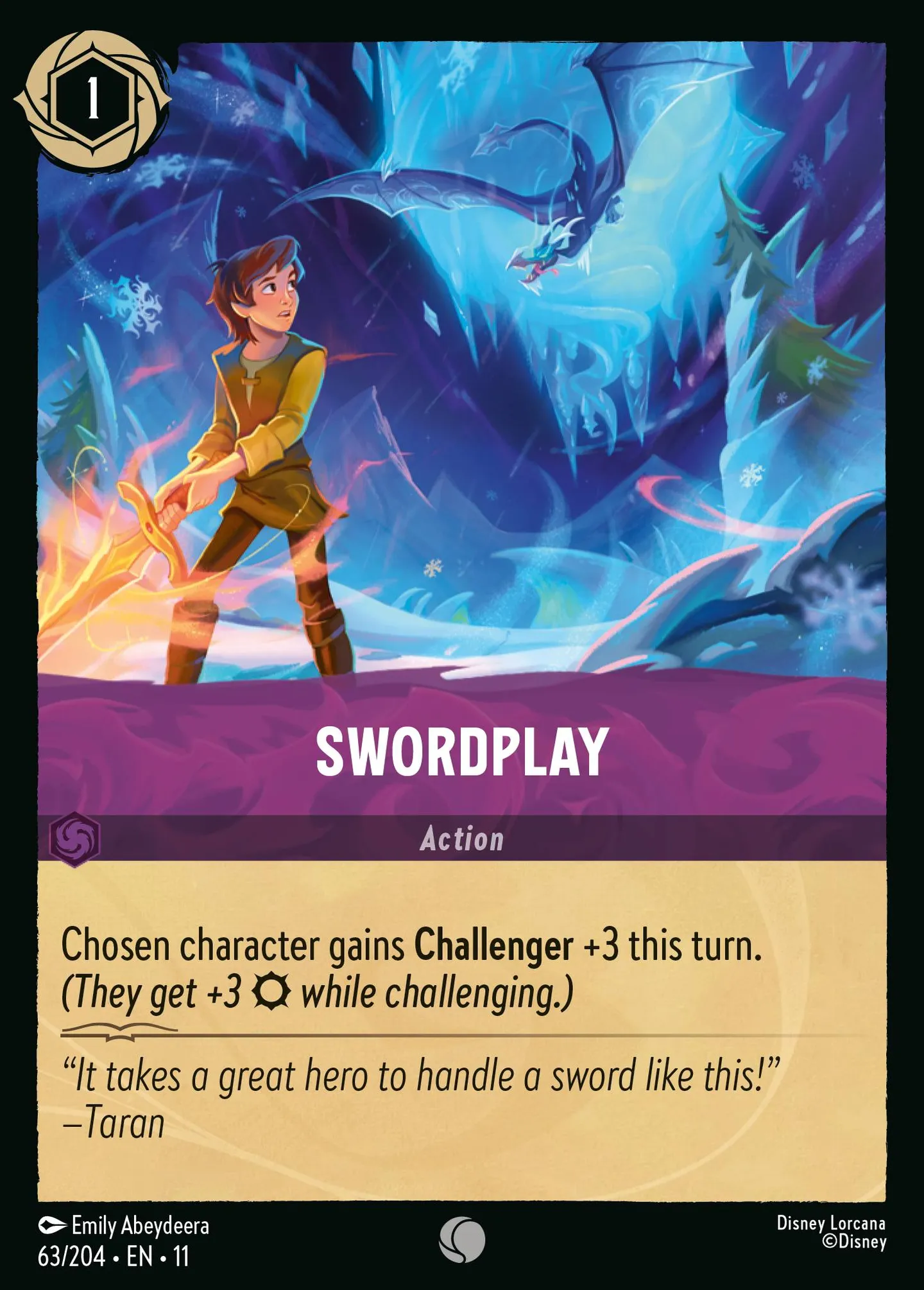 Swordplay — Winterspell — Lorcana