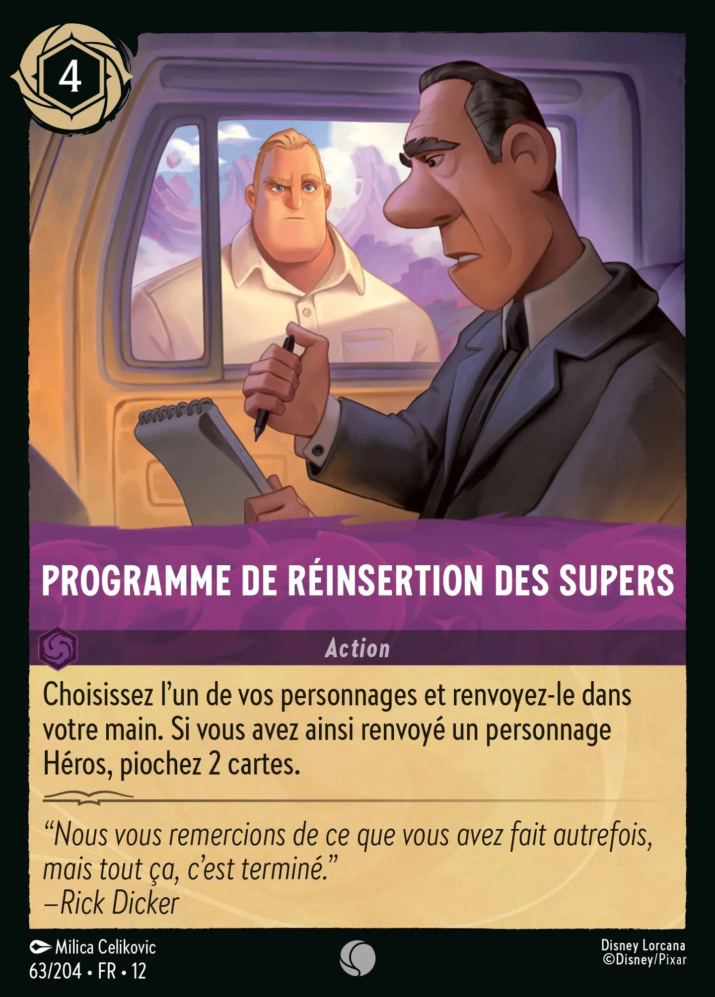 Programme de réinsertion des Supers — Wilds Unknown — Lorcana