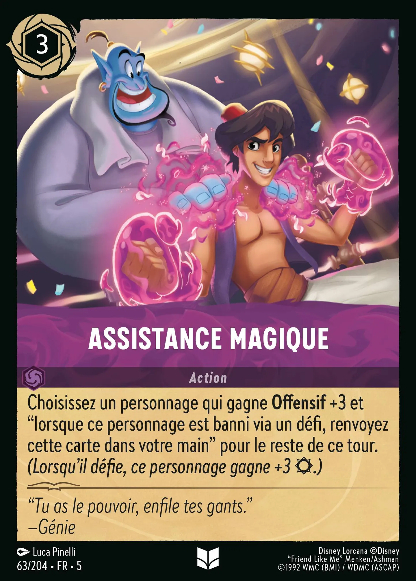 Assistance magique — Shimmering Skies — Lorcana