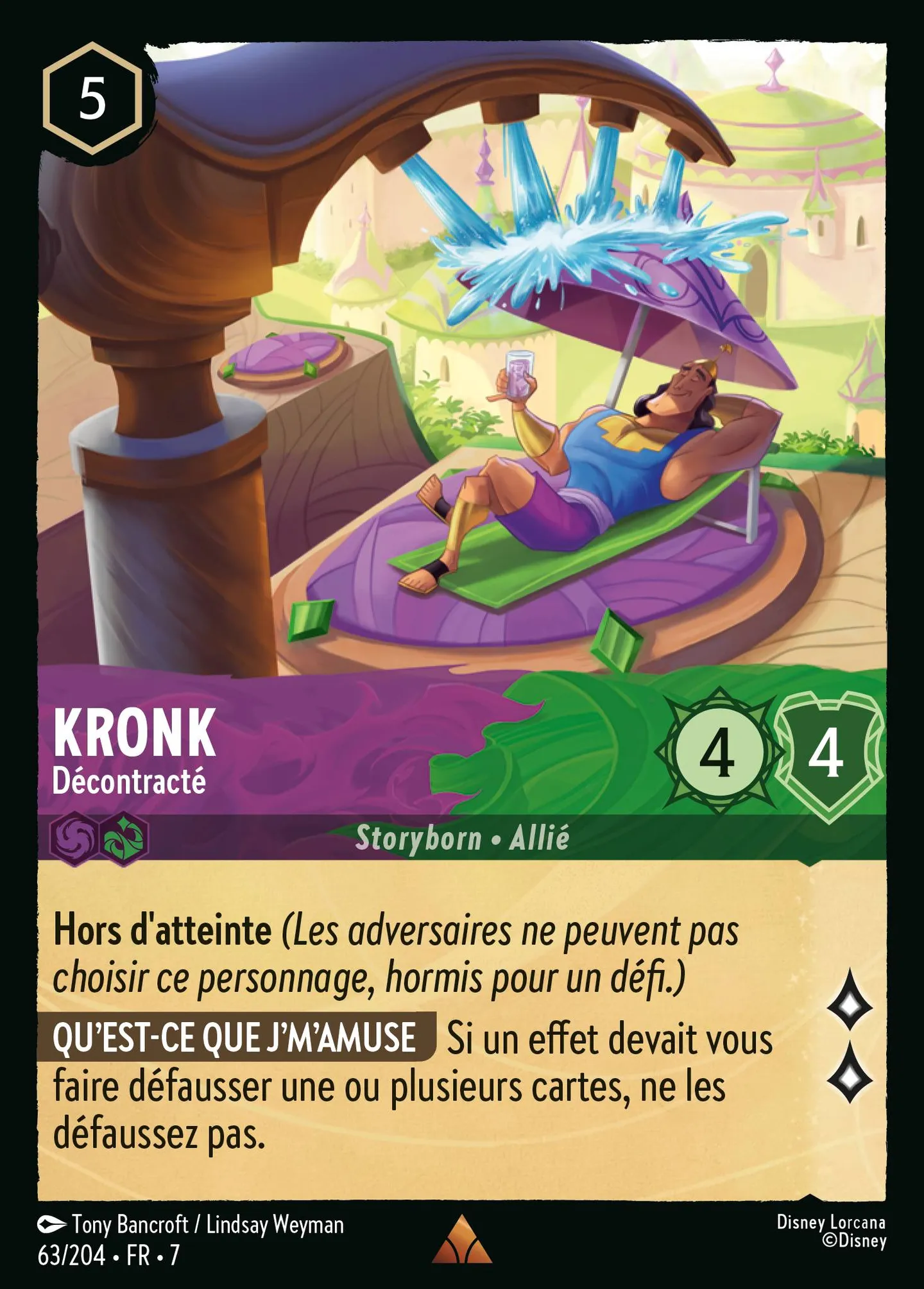Kronk - Décontracté — Archazia's Island — Lorcana