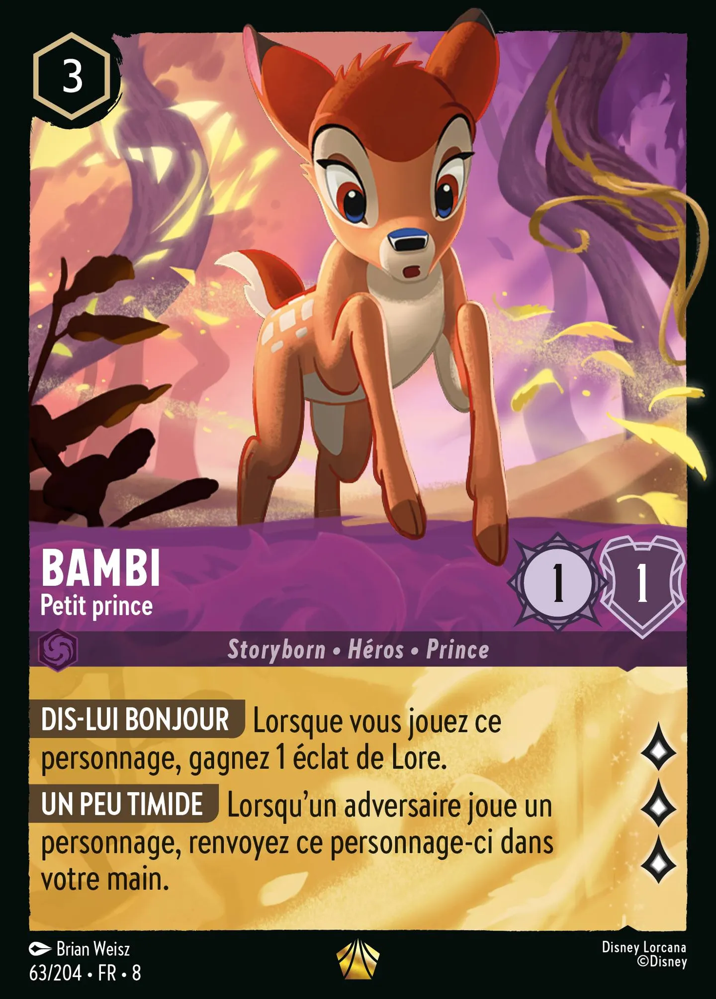 Bambi - Petit prince — The Reign of Jafar — Lorcana