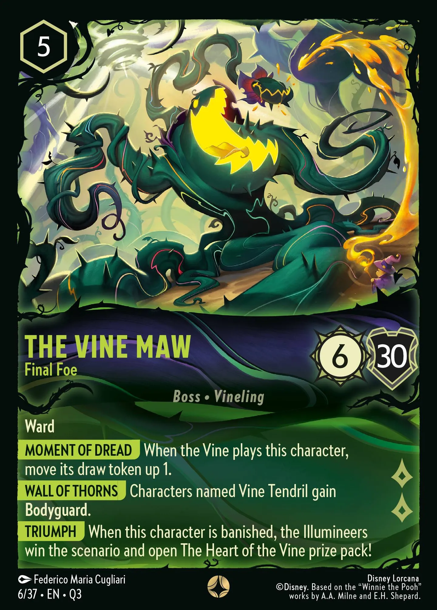 The Vine Maw - Final Foe — Illumineer's Quest: The Great Hunny Rescue — Lorcana