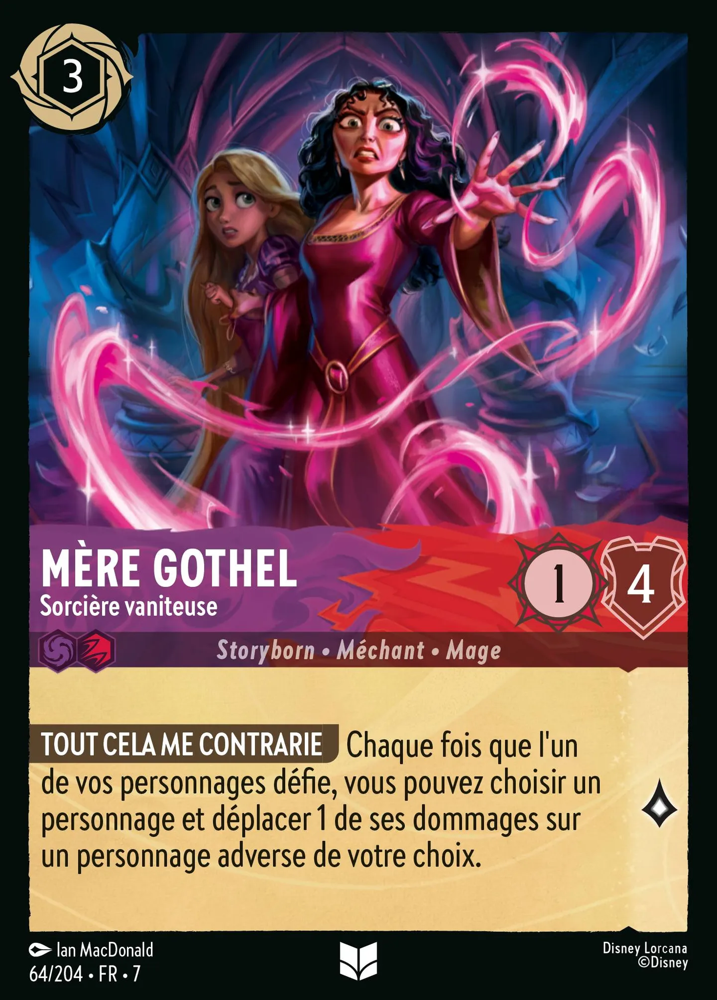 Mère Gothel - Sorcière vaniteuse — Archazia's Island — Lorcana