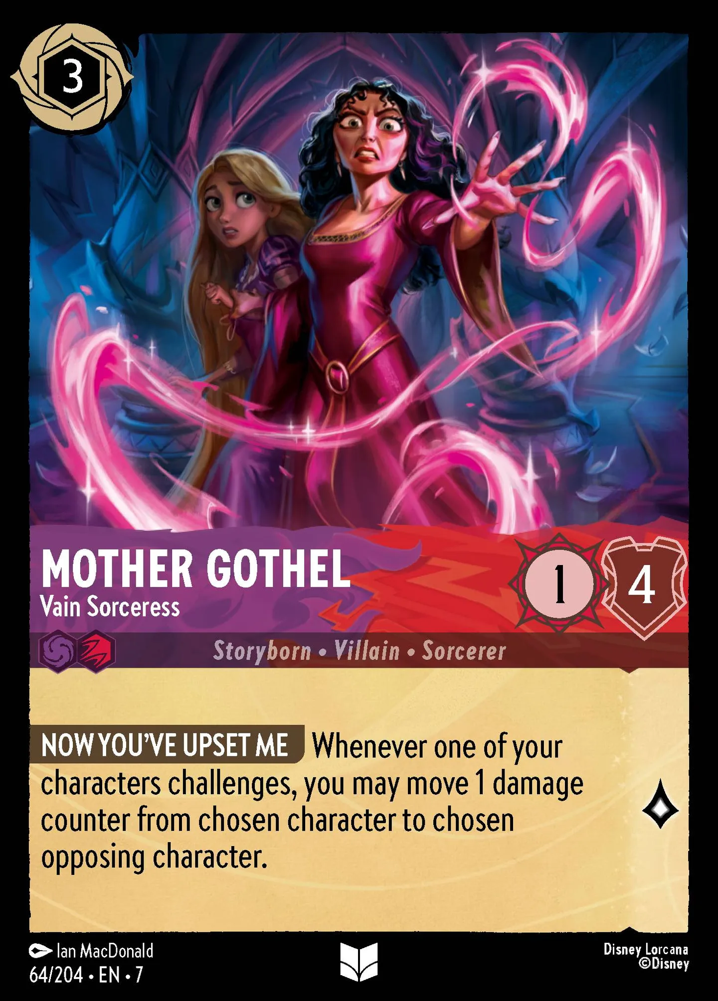 Mère Gothel - Sorcière vaniteuse — Archazia's Island — Lorcana