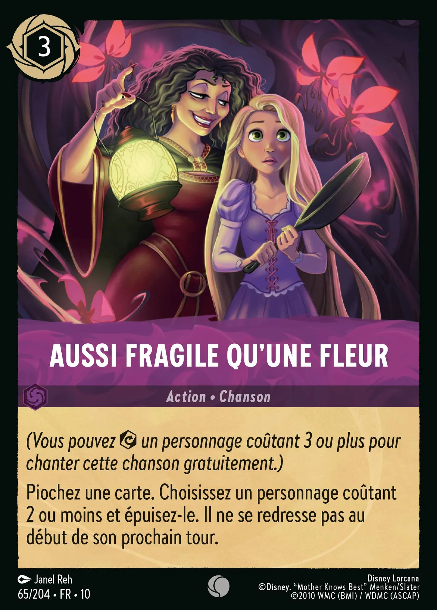 Aussi fragile qu'une fleur — Whispers in the Well — Lorcana