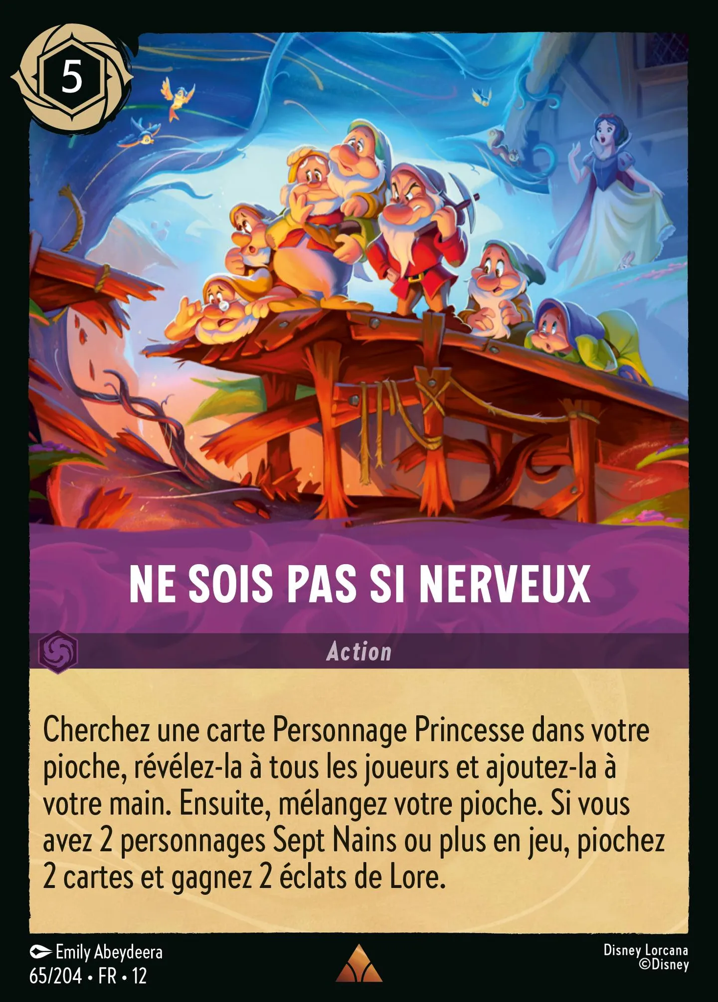 Ne sois pas si nerveux — Wilds Unknown — Lorcana