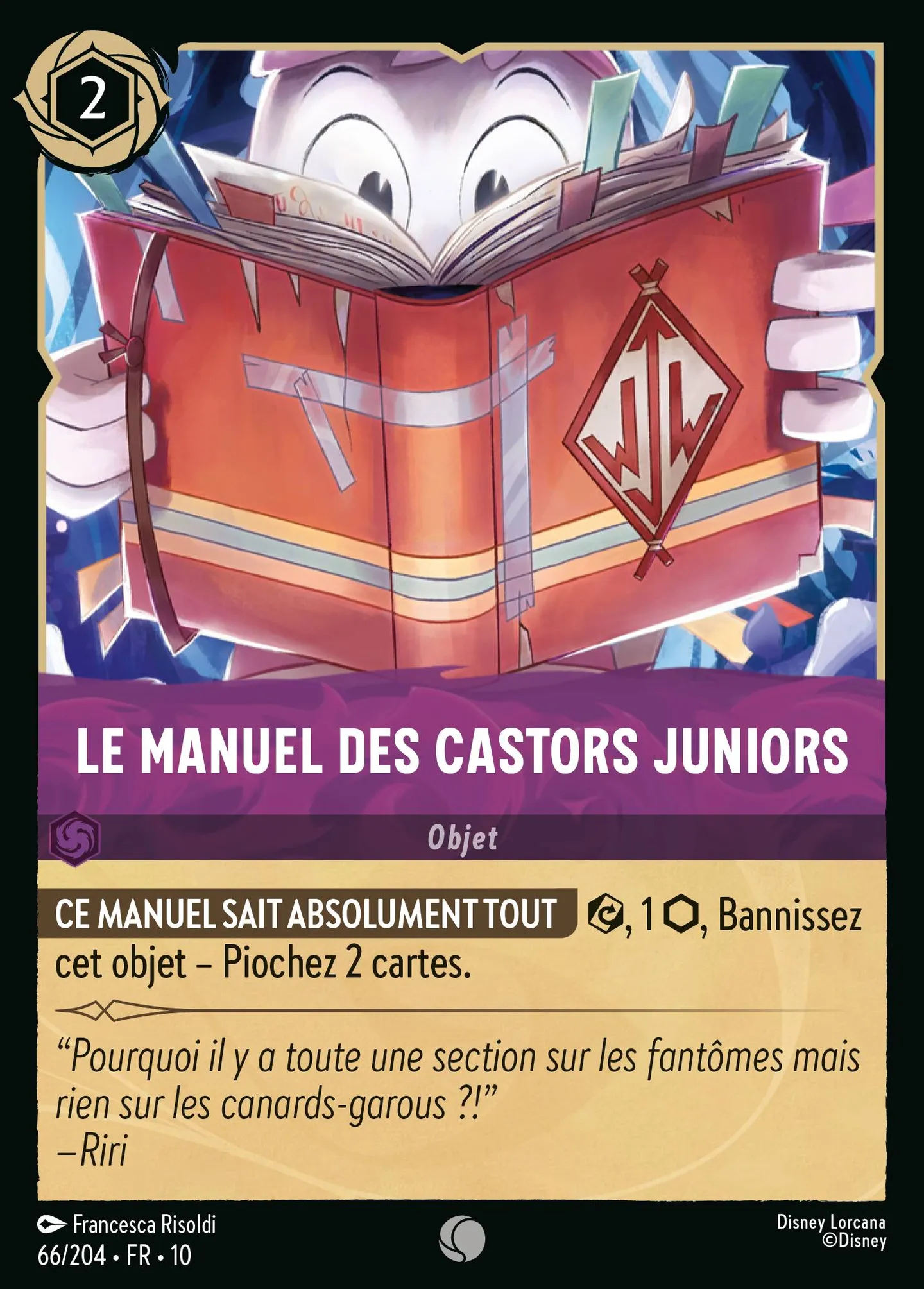 Le Manuel des Castors Juniors — Whispers in the Well — Lorcana