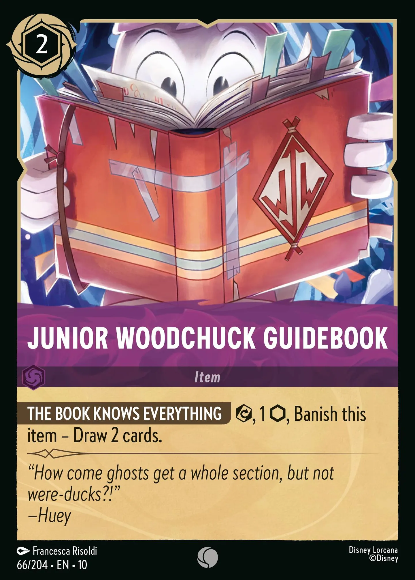 Junior Woodchuck Guidebook — Whispers in the Well — Lorcana