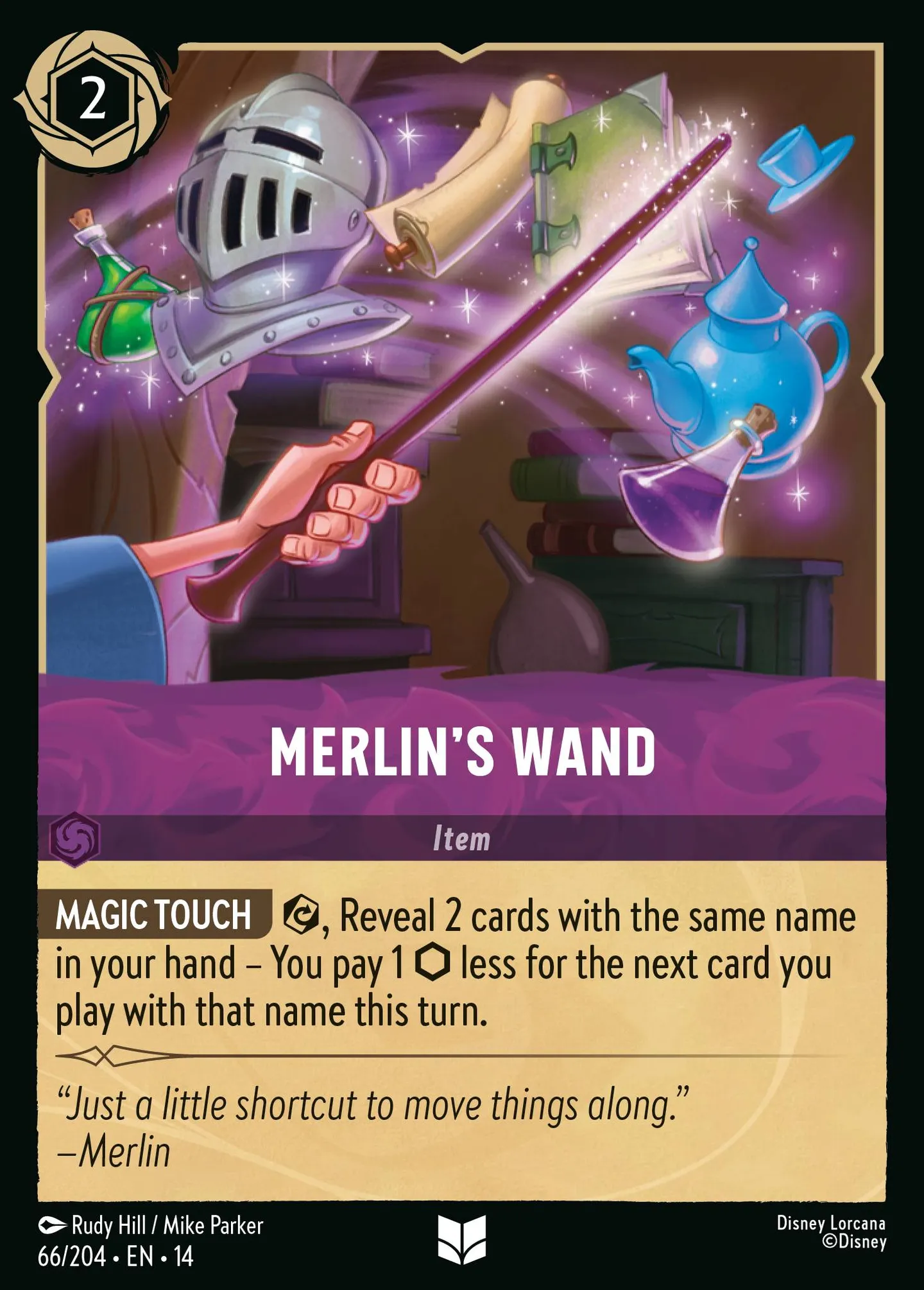 Merlin's Wand — Hyperia City — Lorcana