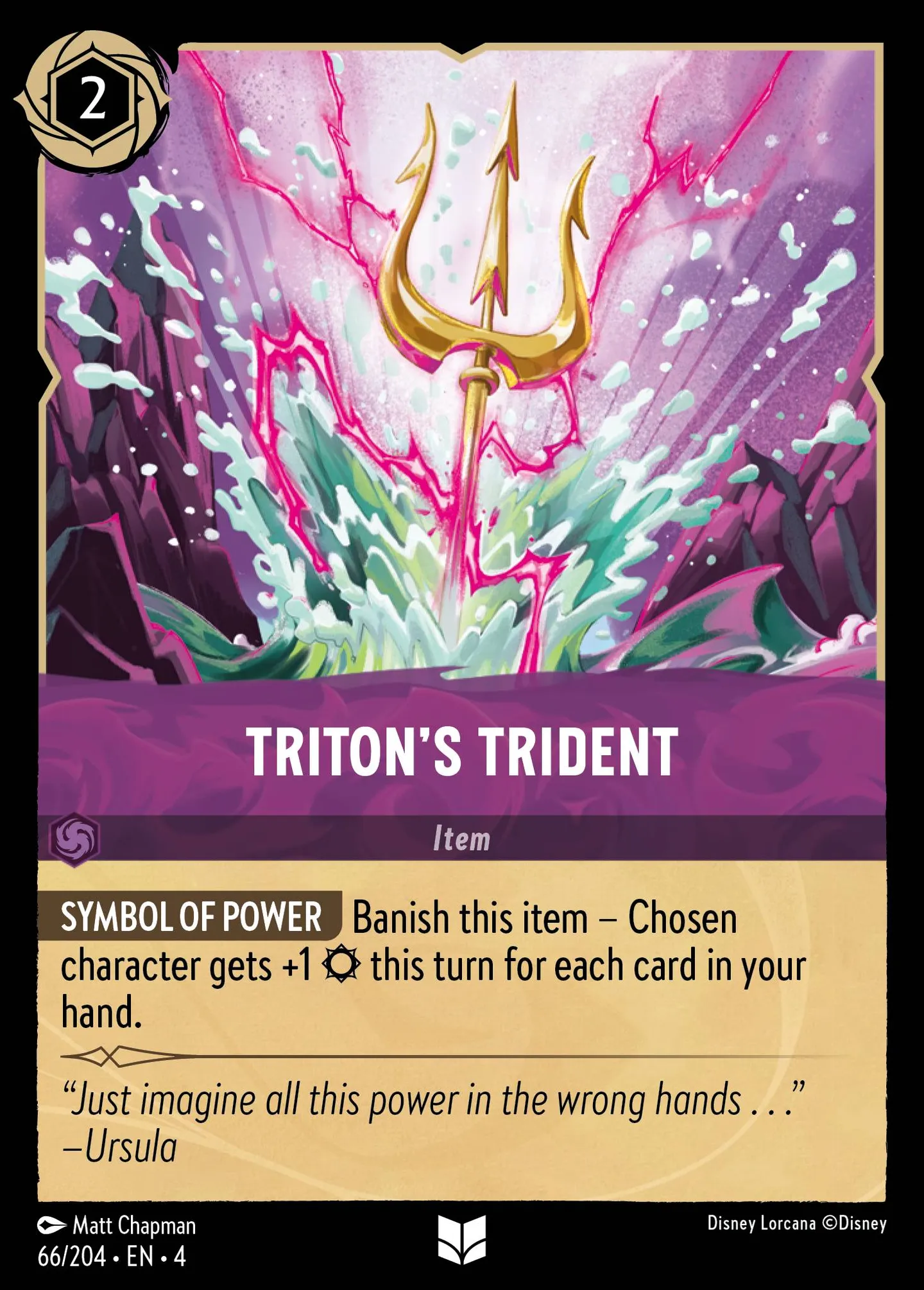 Triton's Trident — Ursula's Return — Lorcana