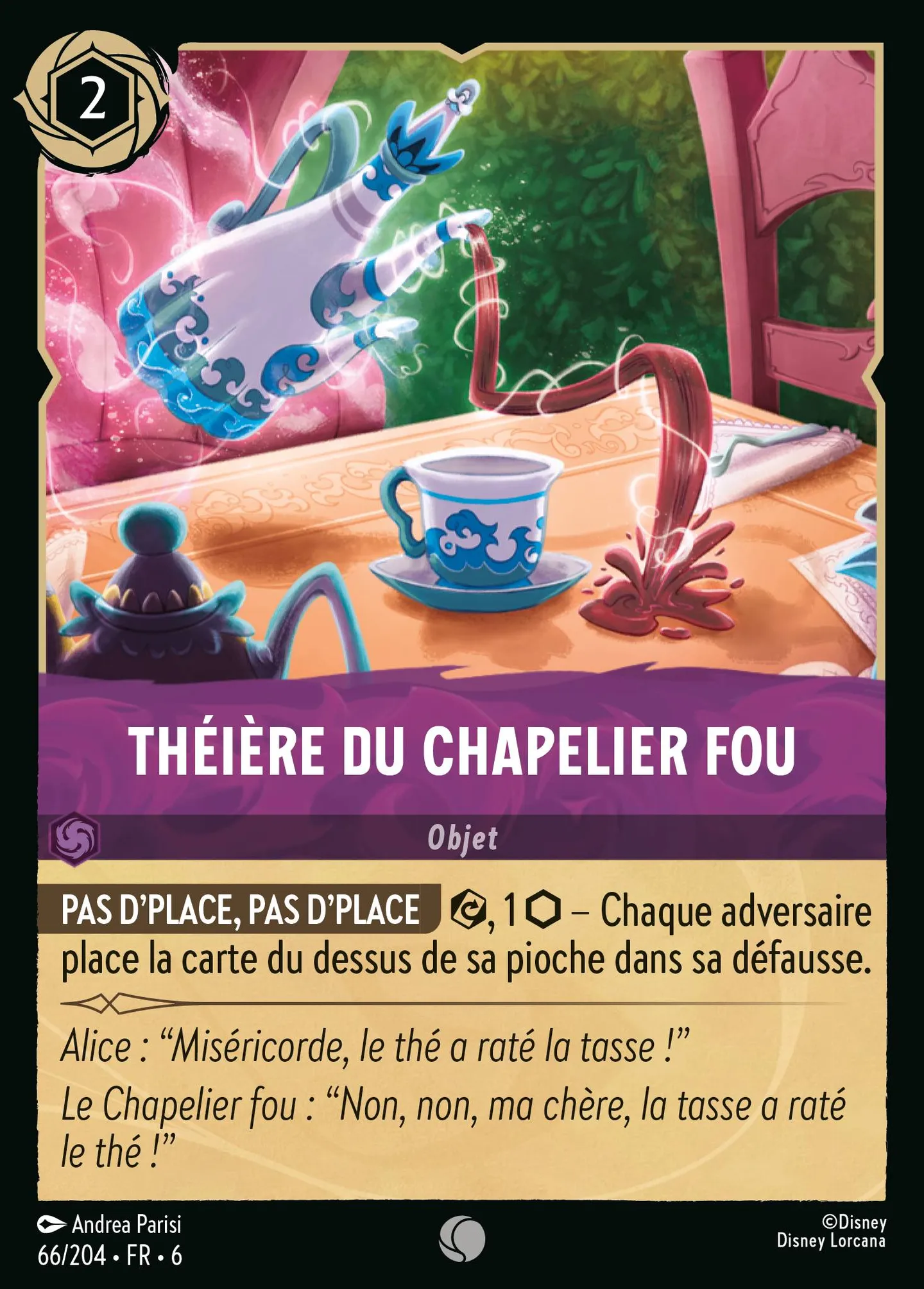 Théière du Chapelier Fou — Azurite Sea — Lorcana