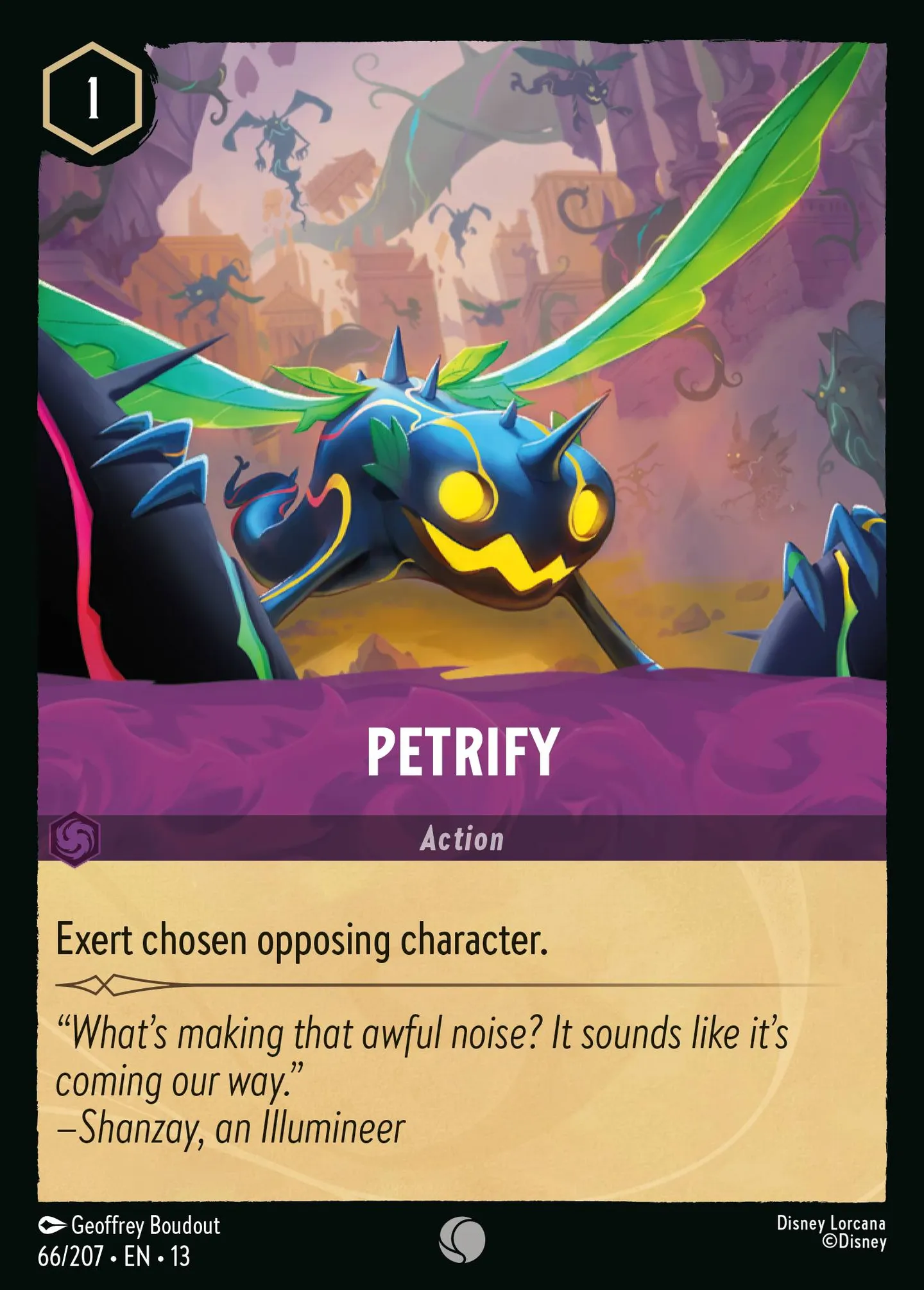Petrify — Attack of the Vine! — Lorcana