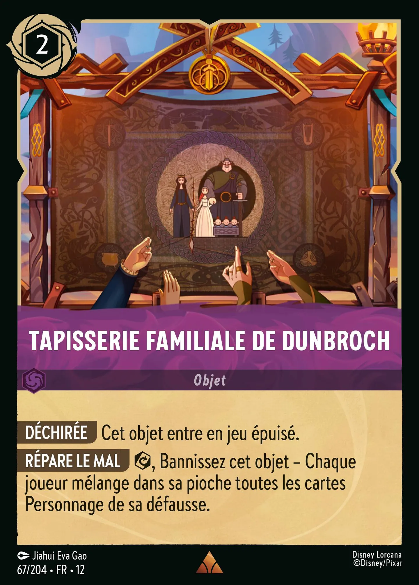 Tapisserie familiale de DunBroch — Wilds Unknown — Lorcana