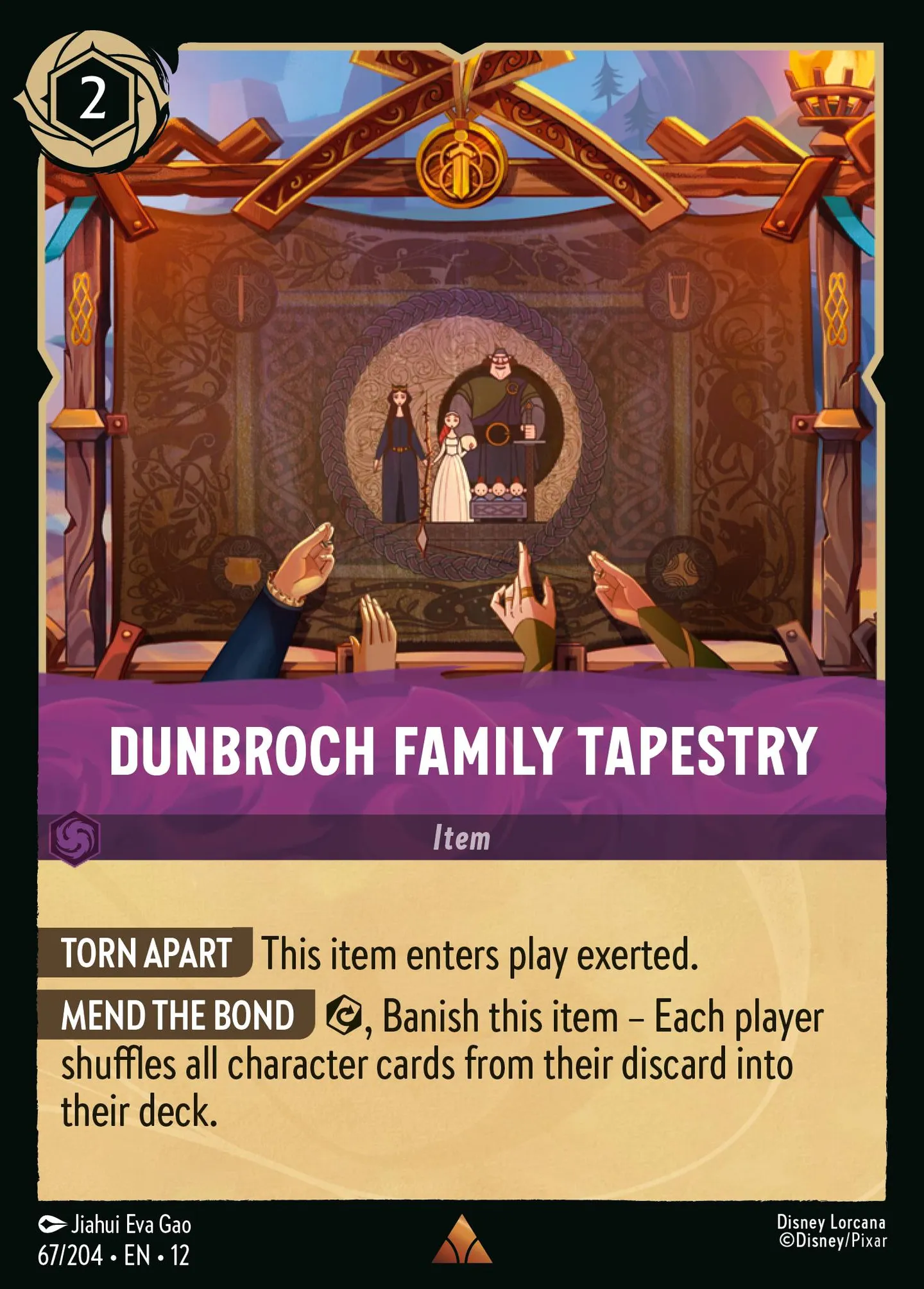Tapisserie familiale de DunBroch — Wilds Unknown — Lorcana