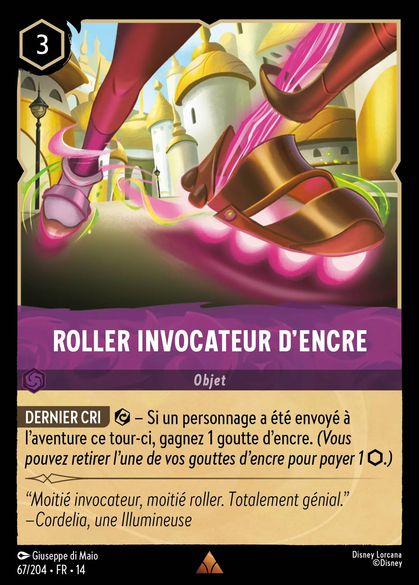 Roller Invocateur d'Encre — Hyperia City — Lorcana