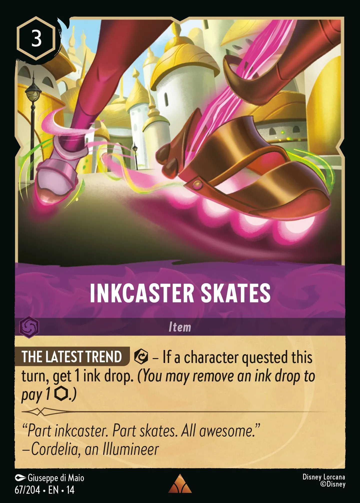 Inkcaster Skates — Hyperia City — Lorcana