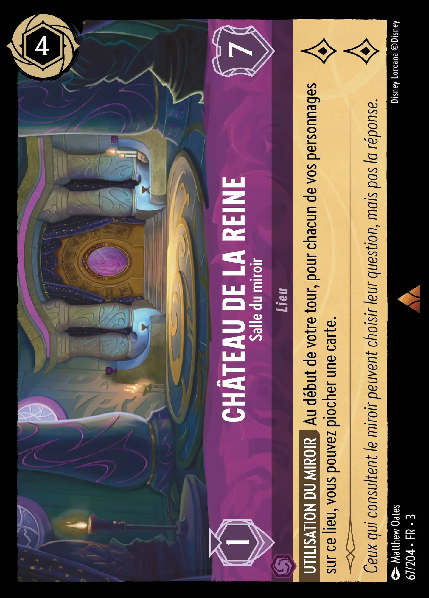 Château de la Reine - Salle du miroir — Into the Inklands — Lorcana