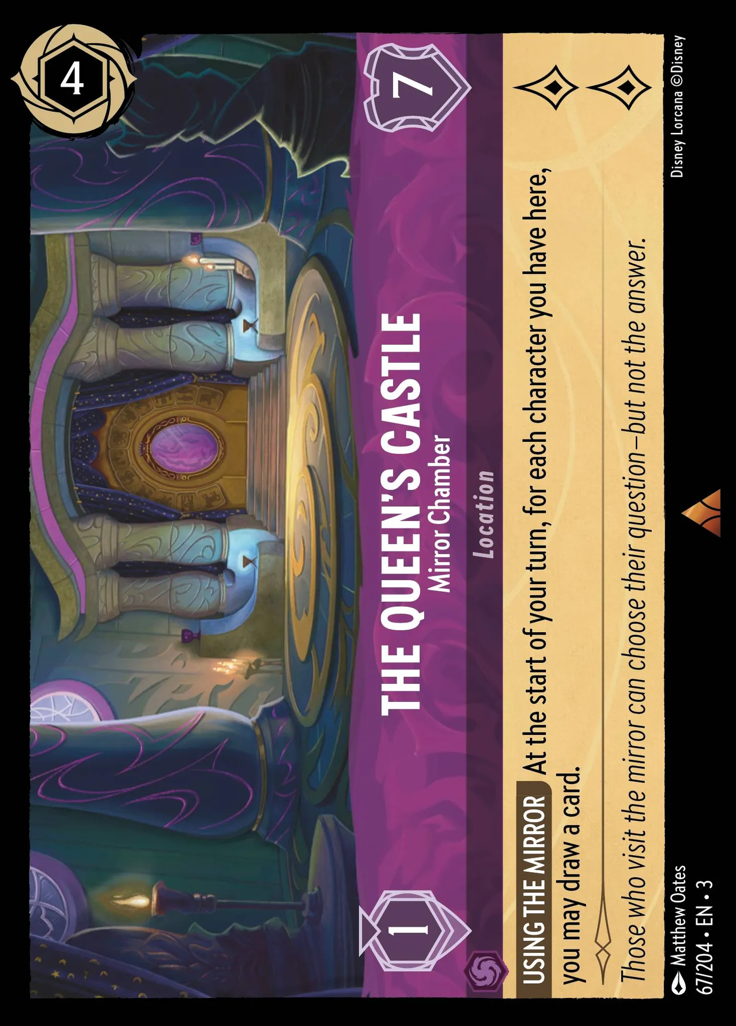 Château de la Reine - Salle du miroir — Into the Inklands — Lorcana