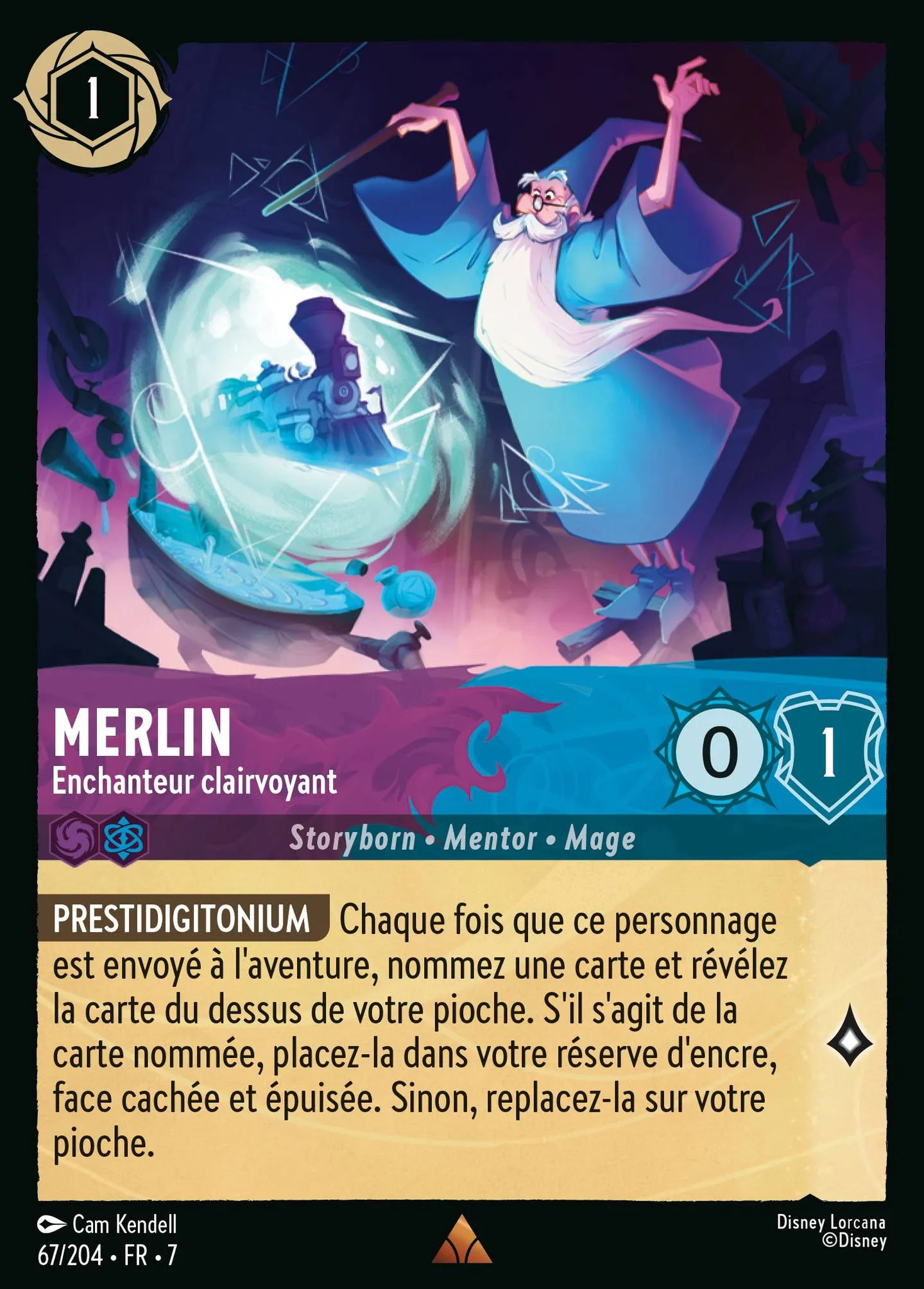 Merlin - Enchanteur clairvoyant — Archazia's Island — Lorcana