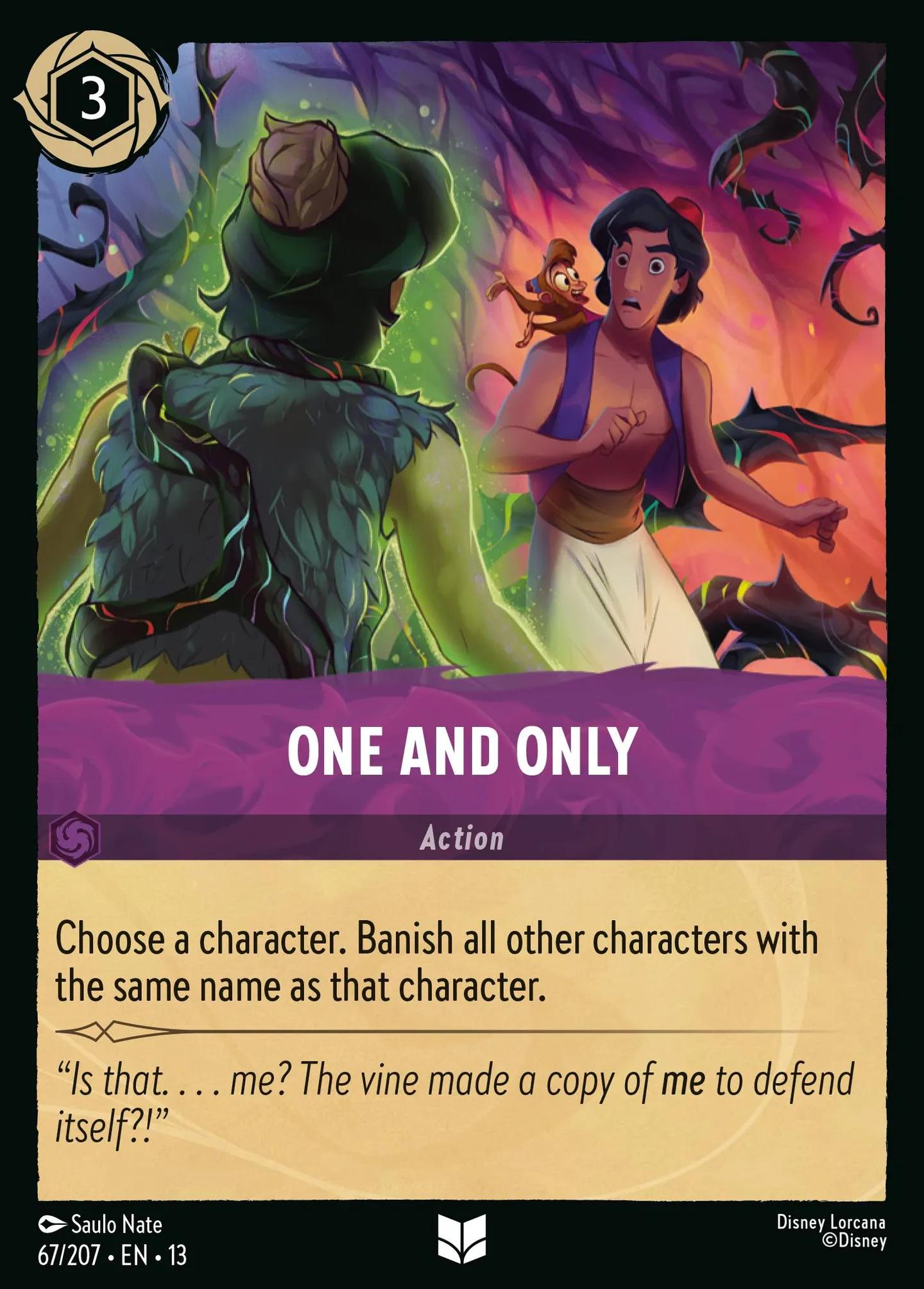 One and Only — Attack of the Vine! — Lorcana