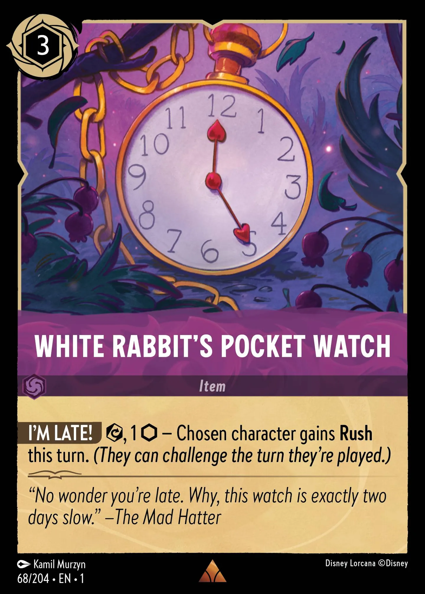 White Rabbit's Pocket Watch — The First Chapter — Lorcana