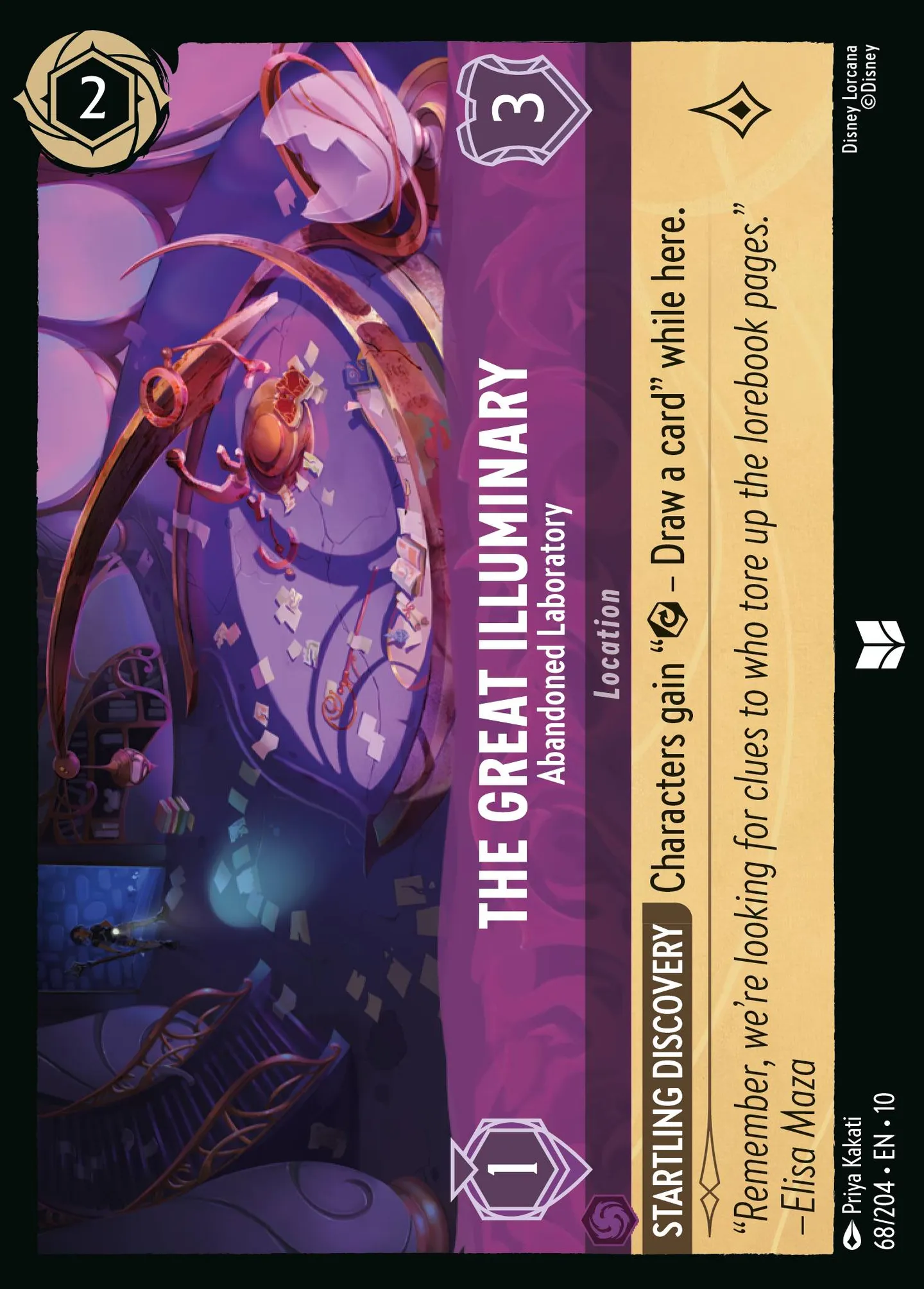 The Great Illuminary - Abandoned Laboratory — Whispers in the Well — Lorcana