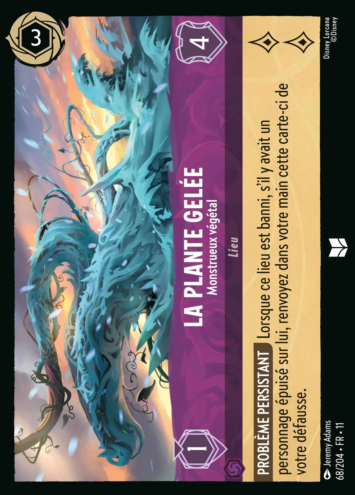 La Plante gelée - Monstrueux végétal — Winterspell — Lorcana