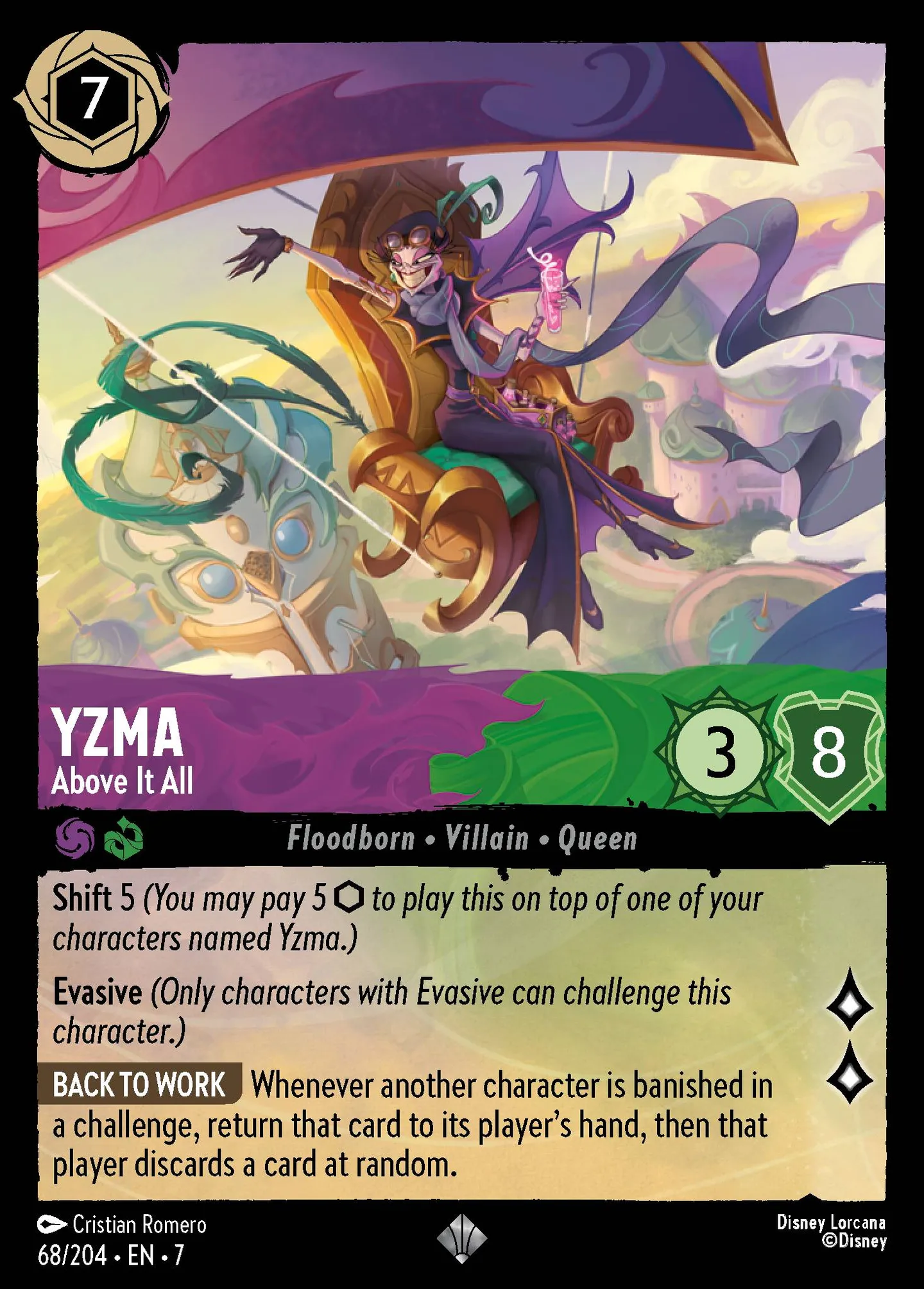 Yzma - Au-dessus de tout — Archazia's Island — Lorcana