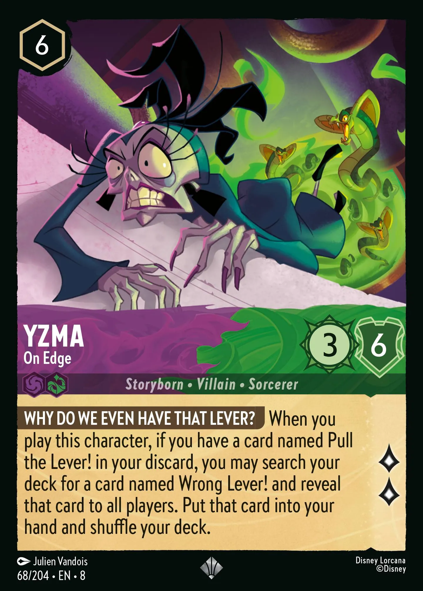 Yzma - Au bord du gouffre — The Reign of Jafar — Lorcana
