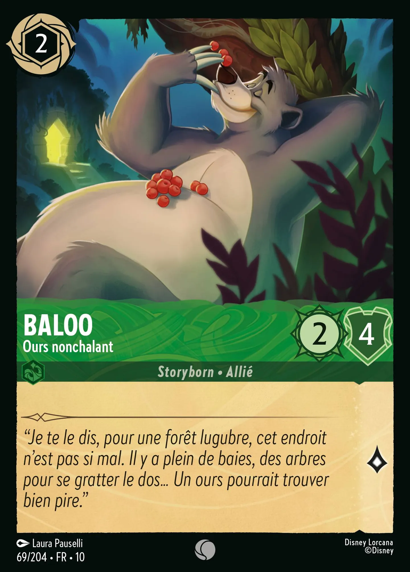 Baloo - Ours nonchalant — Whispers in the Well — Lorcana
