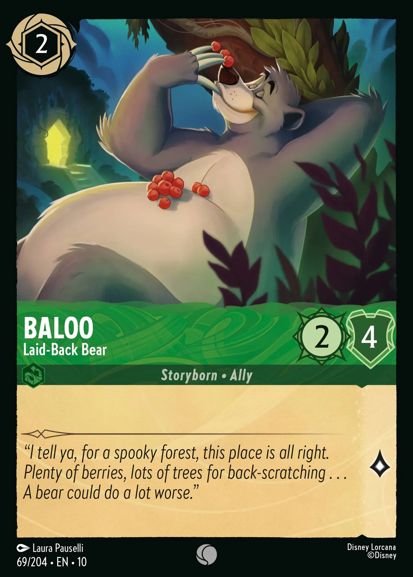 Baloo - Laid-Back Bear — Whispers in the Well — Lorcana