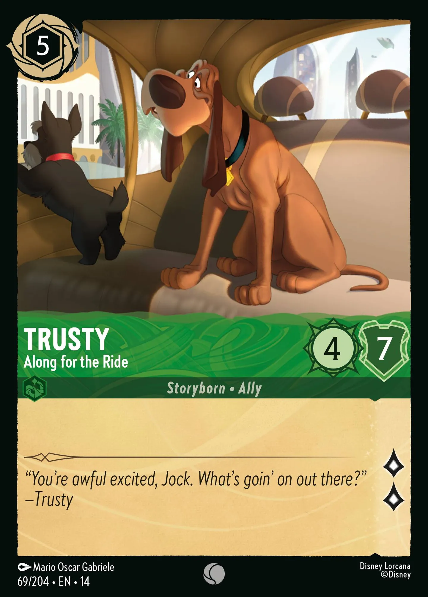 Trusty - Along for the Ride — Hyperia City — Lorcana