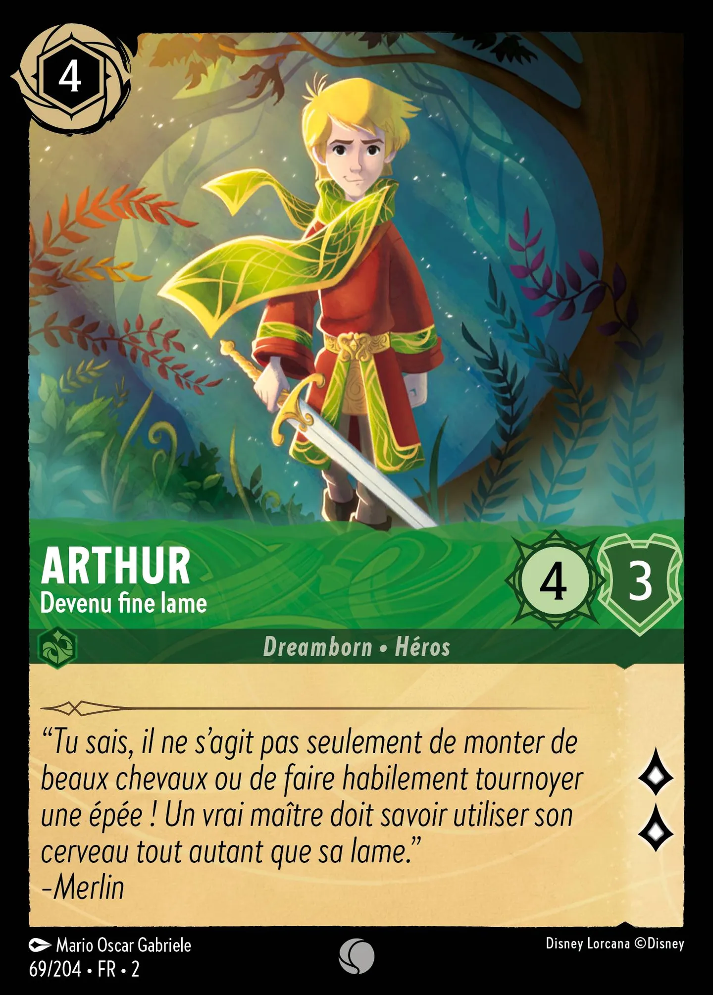 Arthur - Devenu fine lame — Rise of the Floodborn — Lorcana