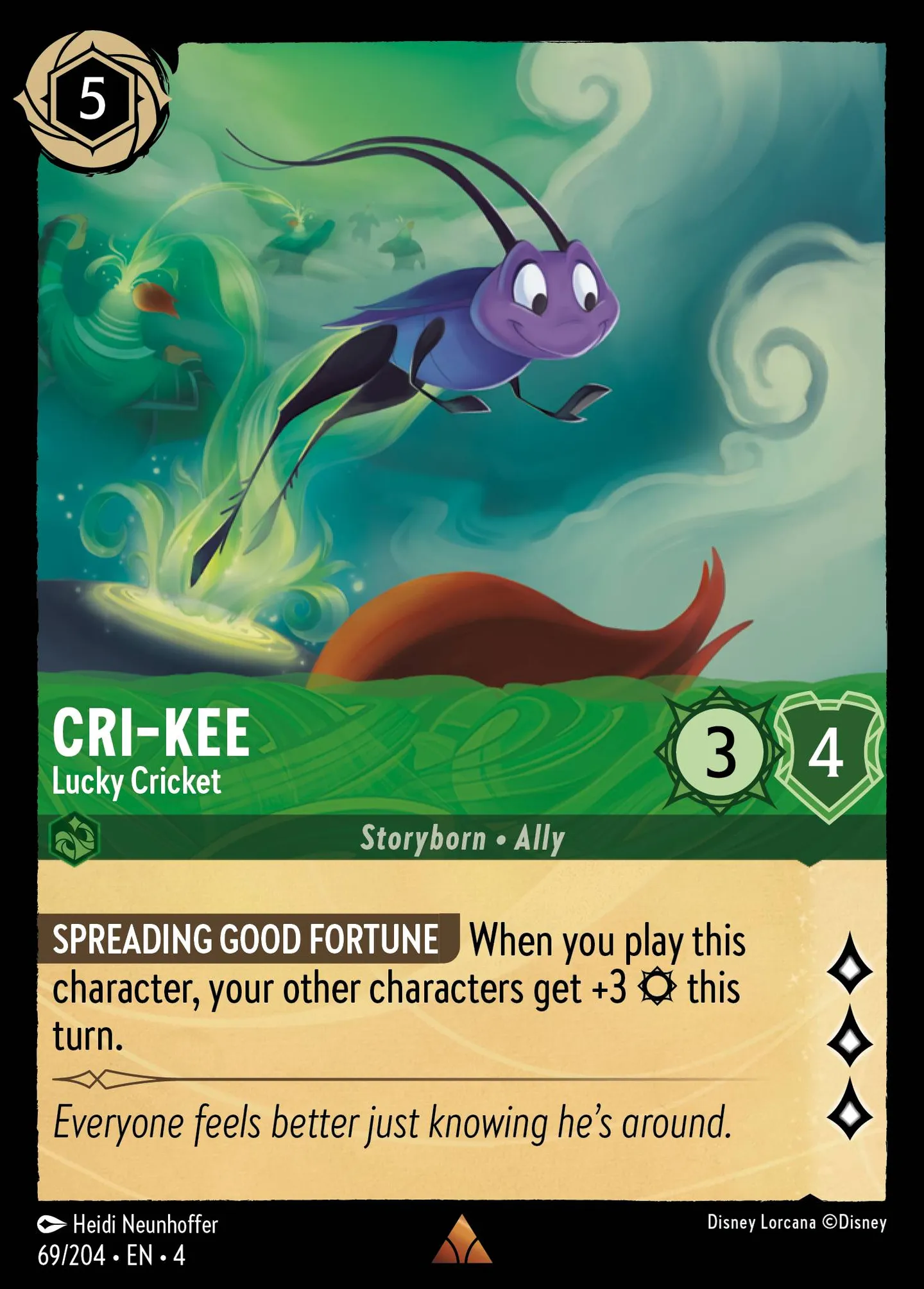 Cri-Kee - Criquet porte-bonheur — Ursula's Return — Lorcana