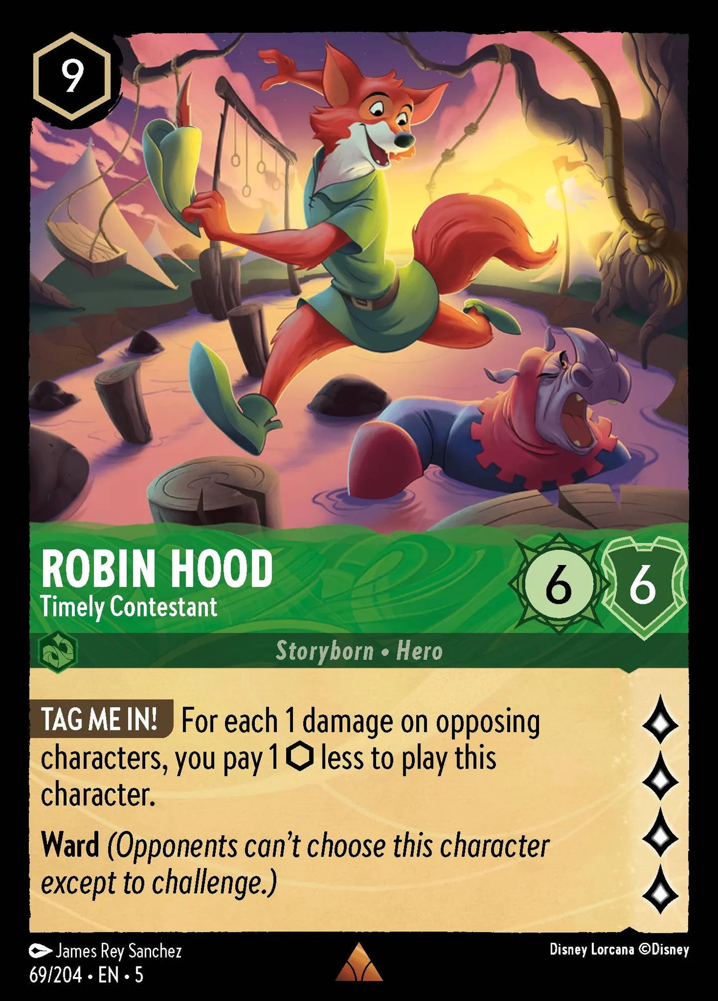 Robin des Bois - Candidat opportun — Shimmering Skies — Lorcana