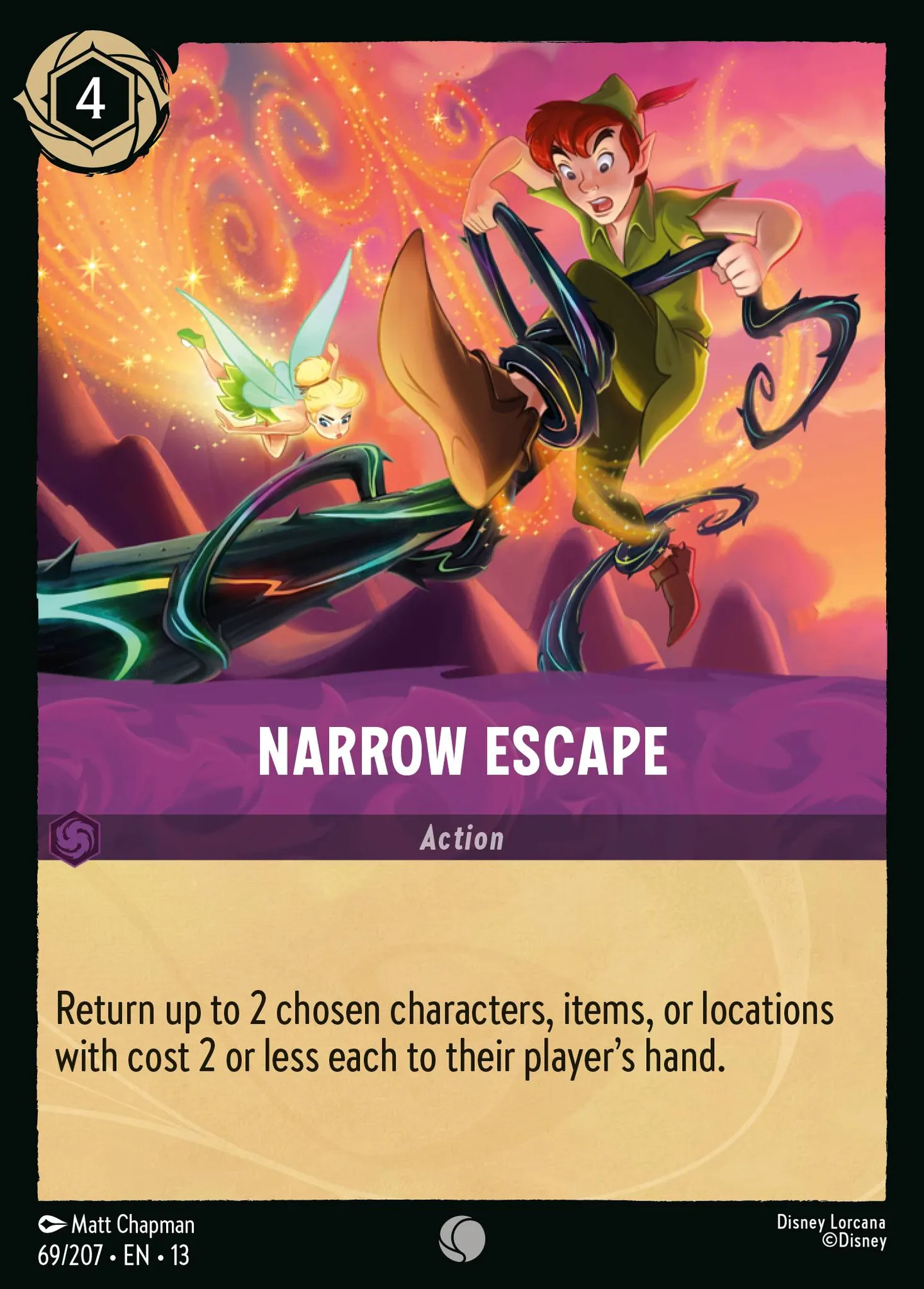 Narrow Escape — Attack of the Vine! — Lorcana