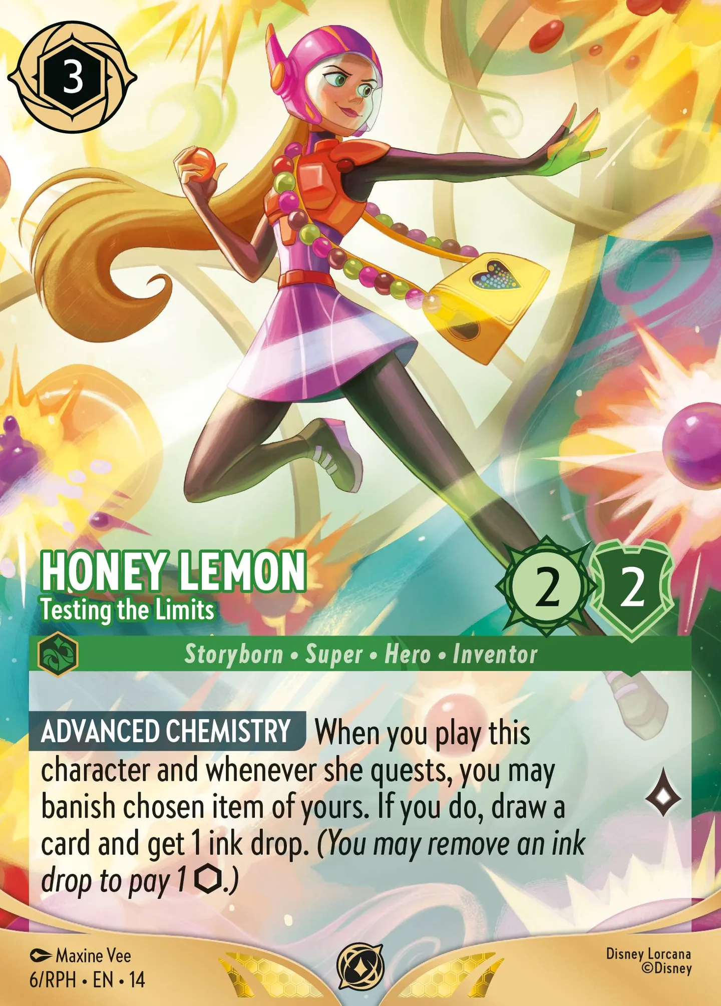 Honey Lemon - Testing the Limits — Play Hub Promos — Lorcana