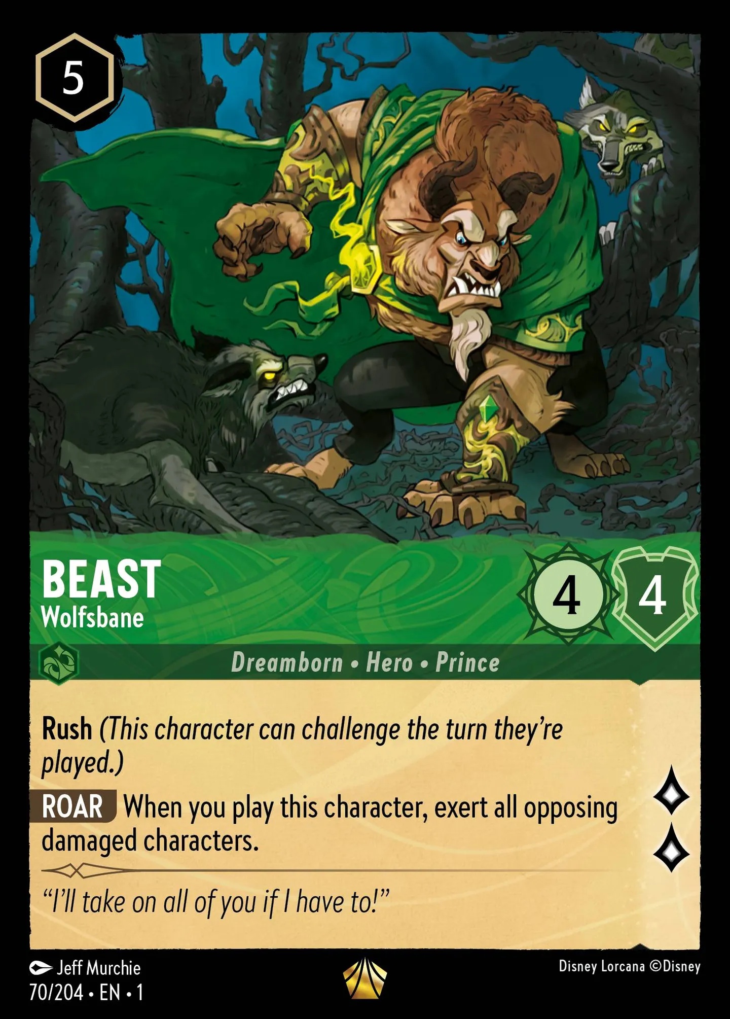 Beast - Wolfsbane — The First Chapter — Lorcana