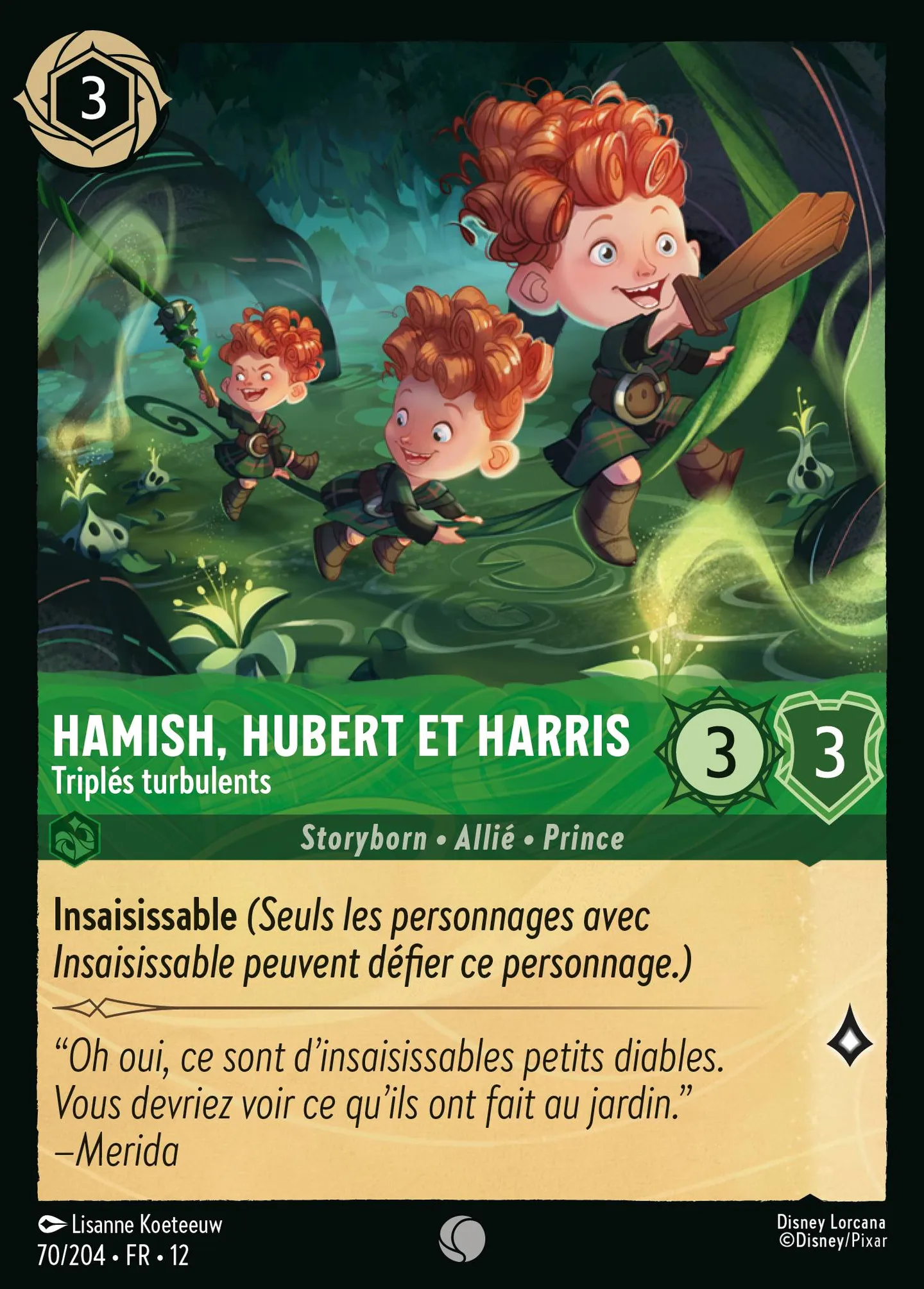 Hamish, Hubert et Harris - Triplés turbulents — Wilds Unknown — Lorcana