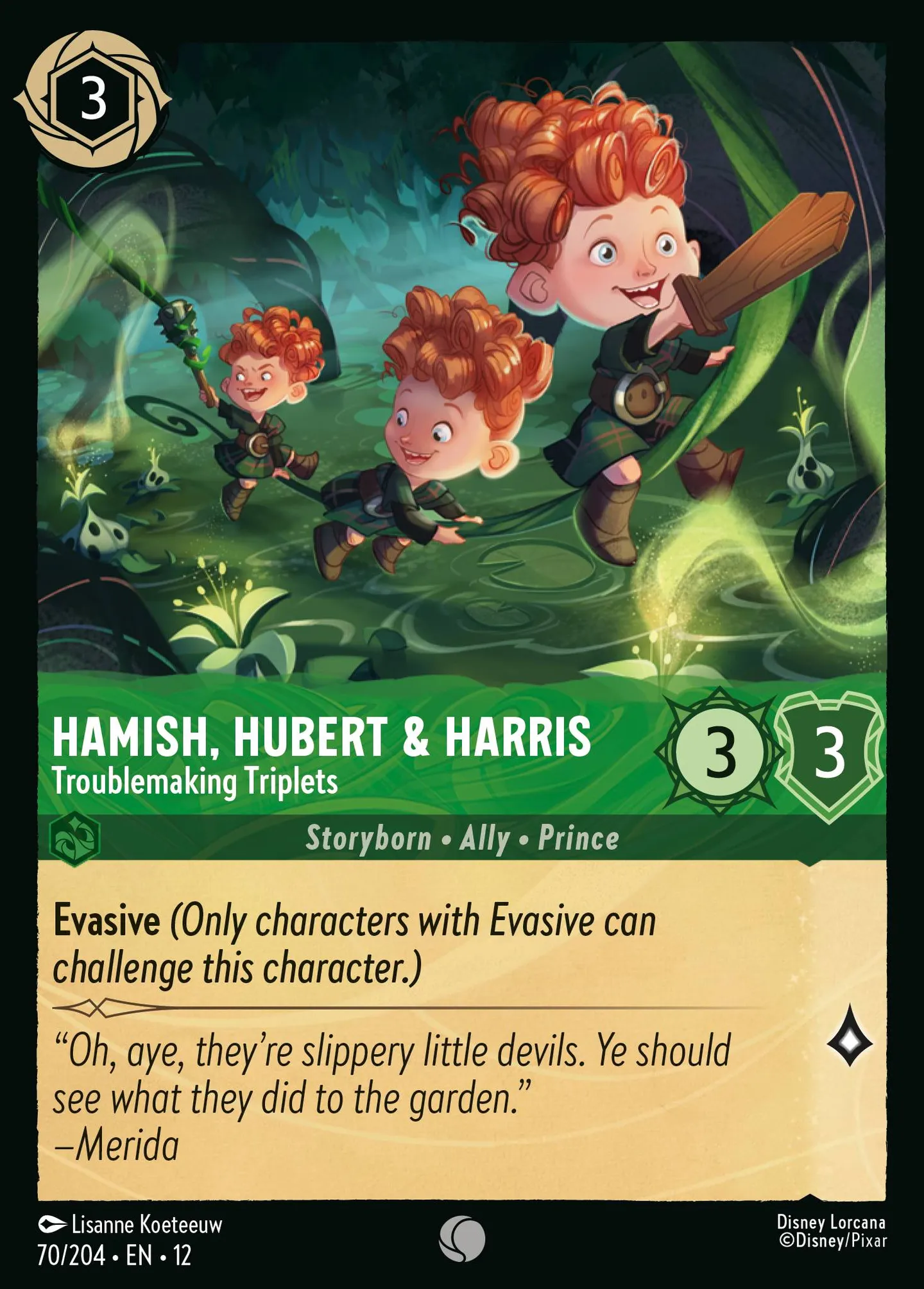 Hamish, Hubert & Harris - Troublemaking Triplets — Wilds Unknown — Lorcana
