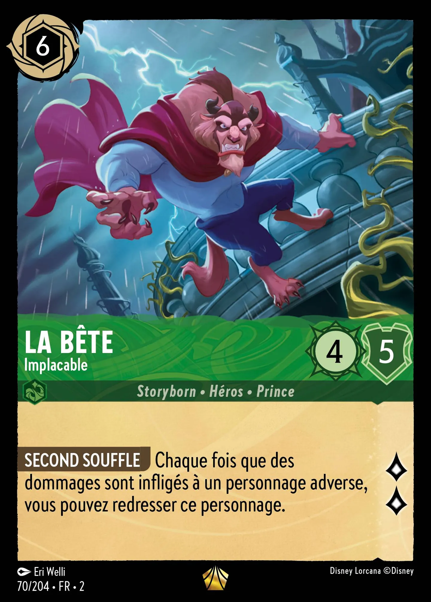 La Bête - Implacable — Rise of the Floodborn — Lorcana